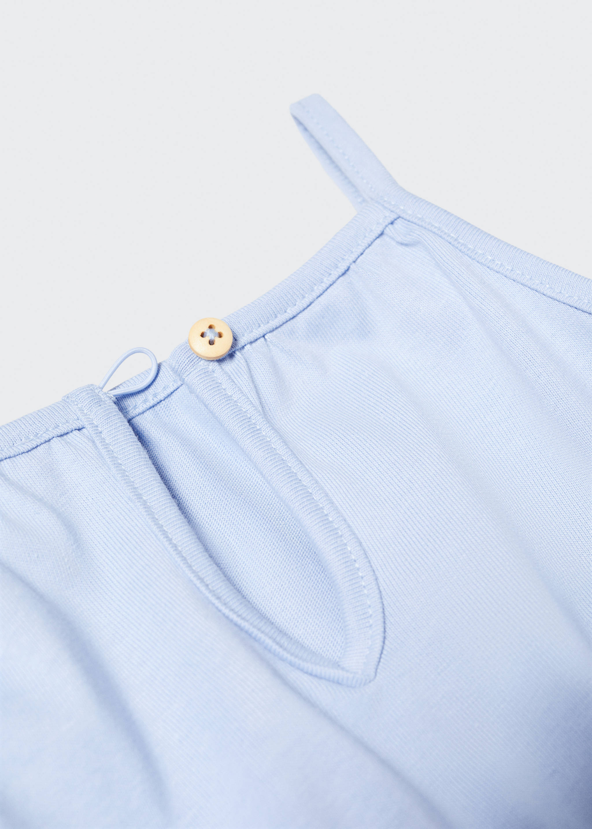 Flecked cotton jumpsuit - Details of the article 0