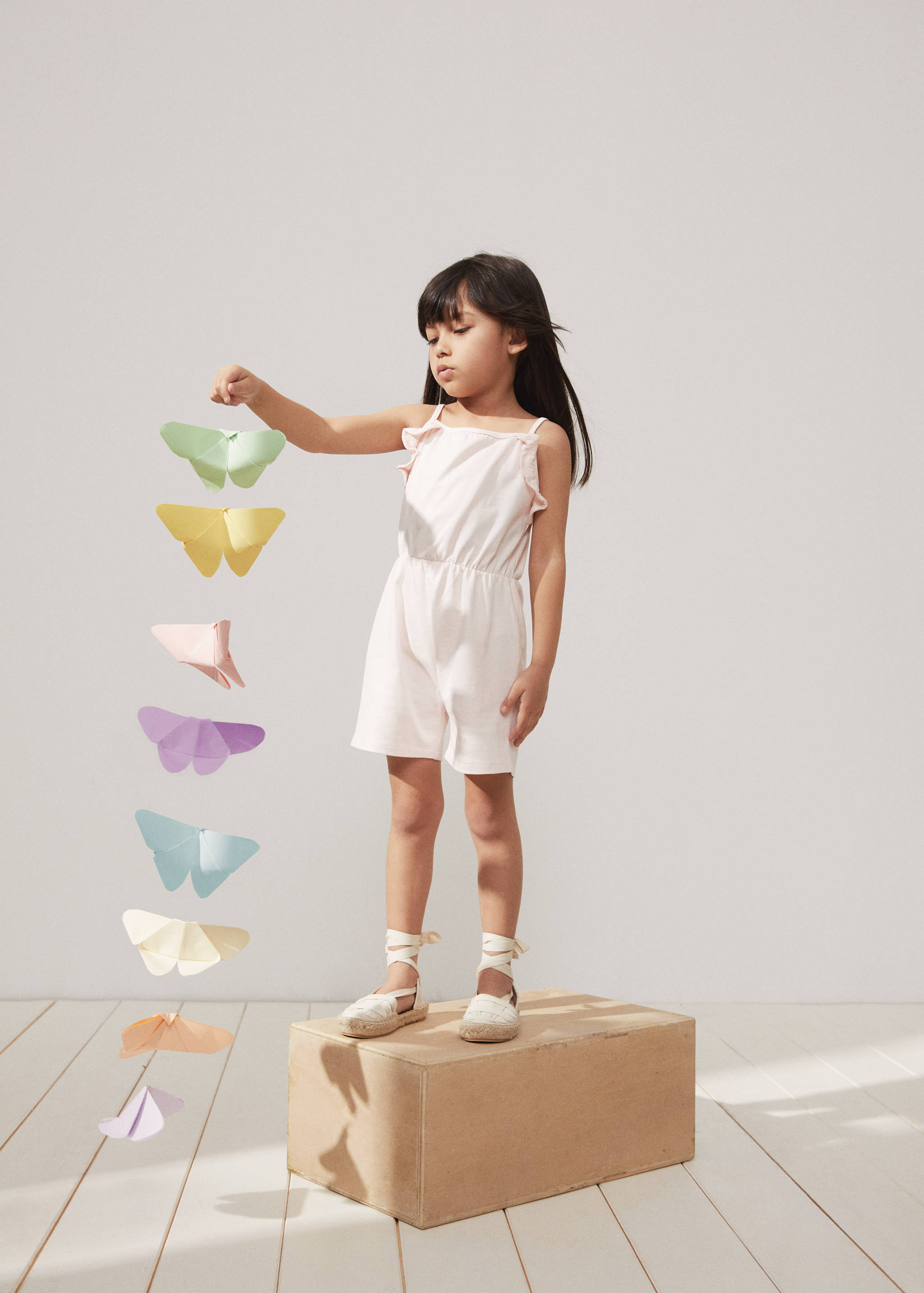 Flecked cotton jumpsuit - Details of the article 5