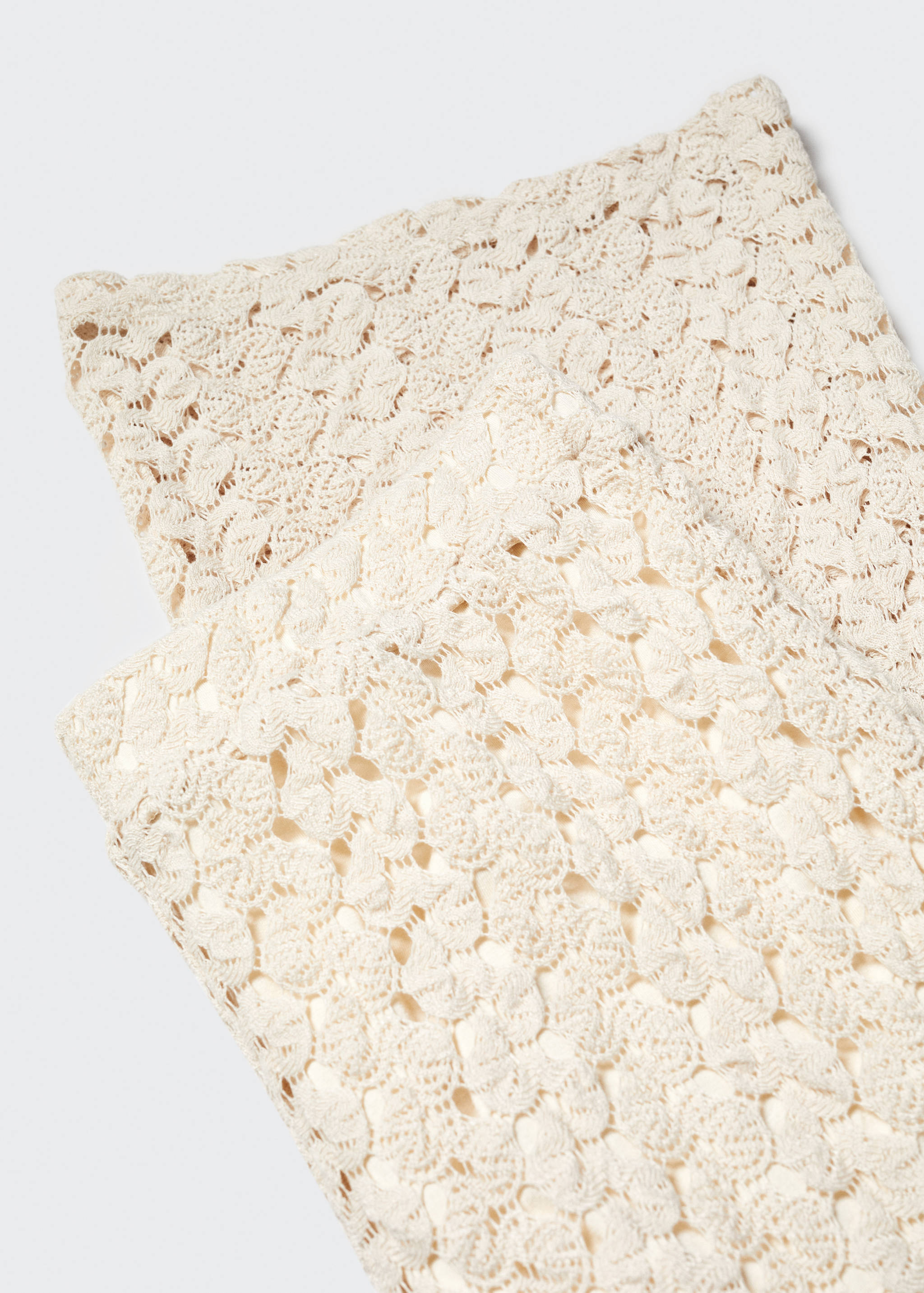 Straight crochet trousers - Details of the article 8