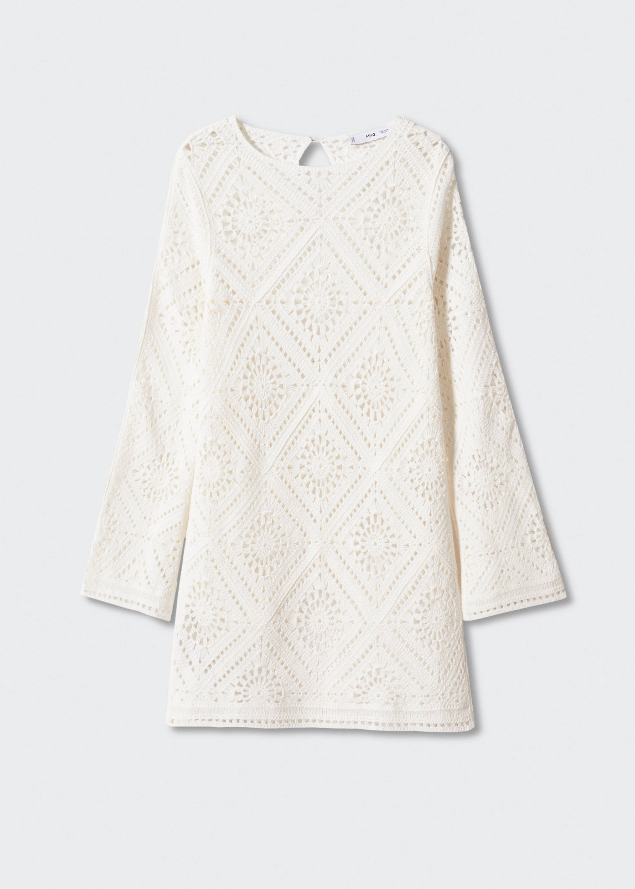 Robe ajourée manches cloche - Article sans modèle