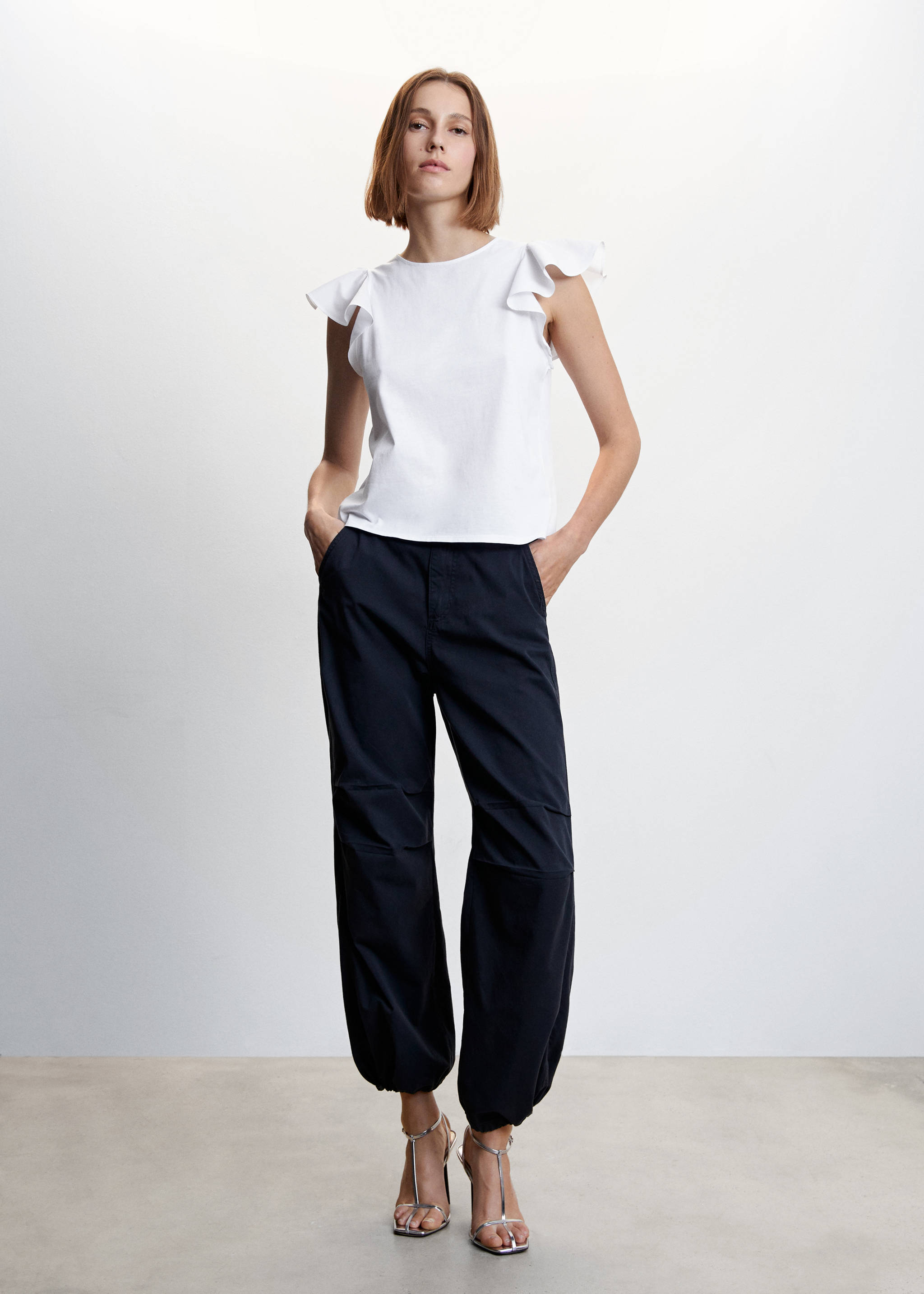 Camiseta manga volante - Plano general