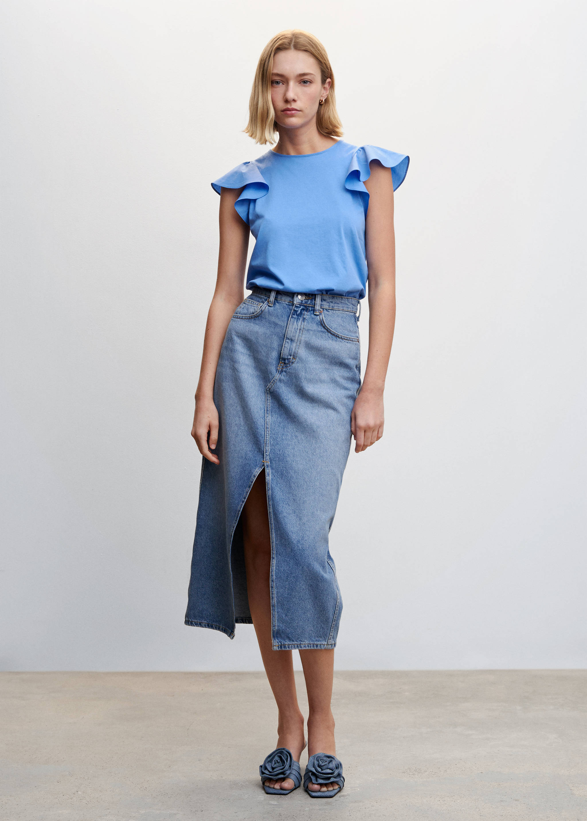 Camiseta manga volante - Plano general