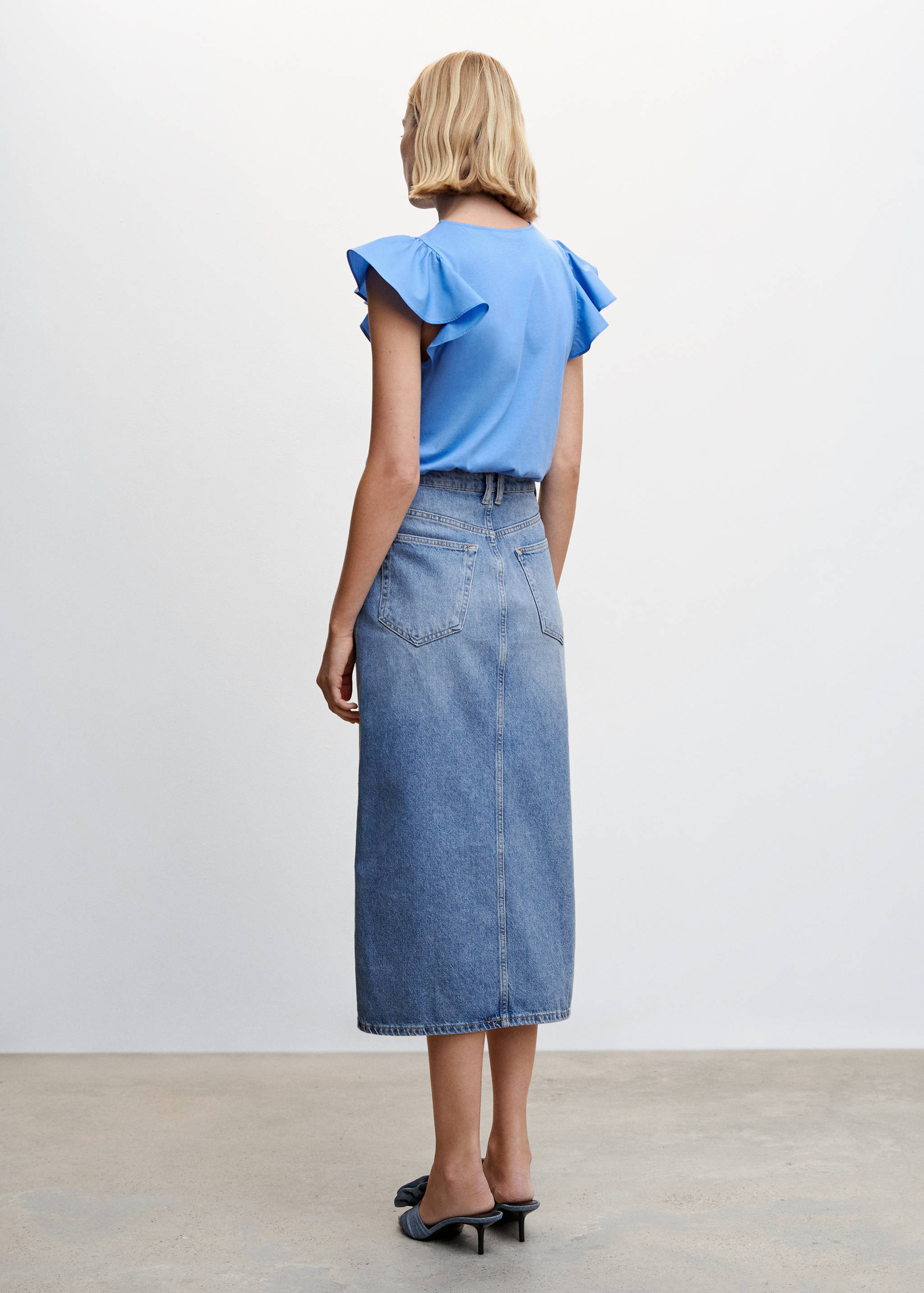 Camiseta manga volante - Reverso del artículo