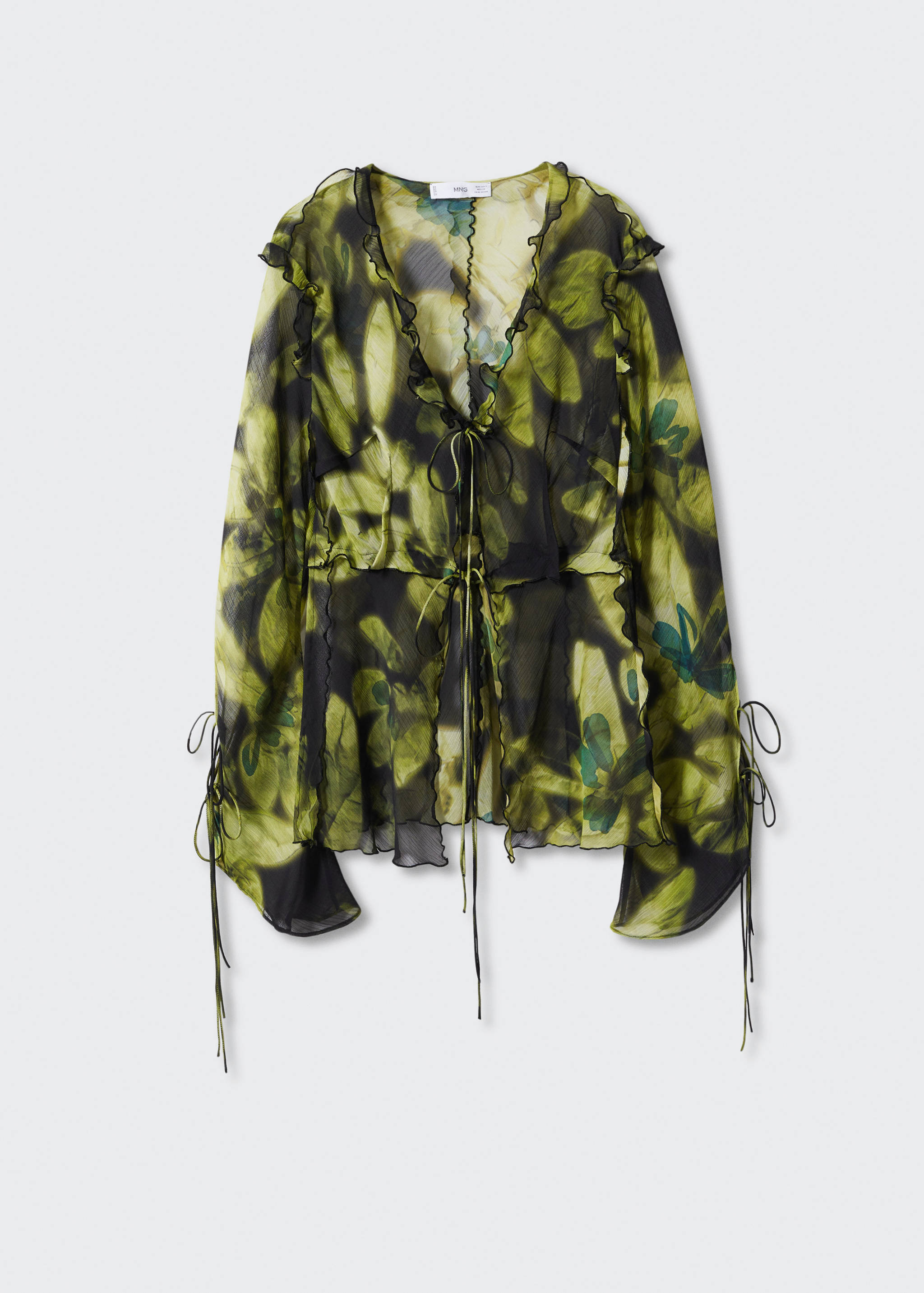 Floral chiffon blouse - Article without model