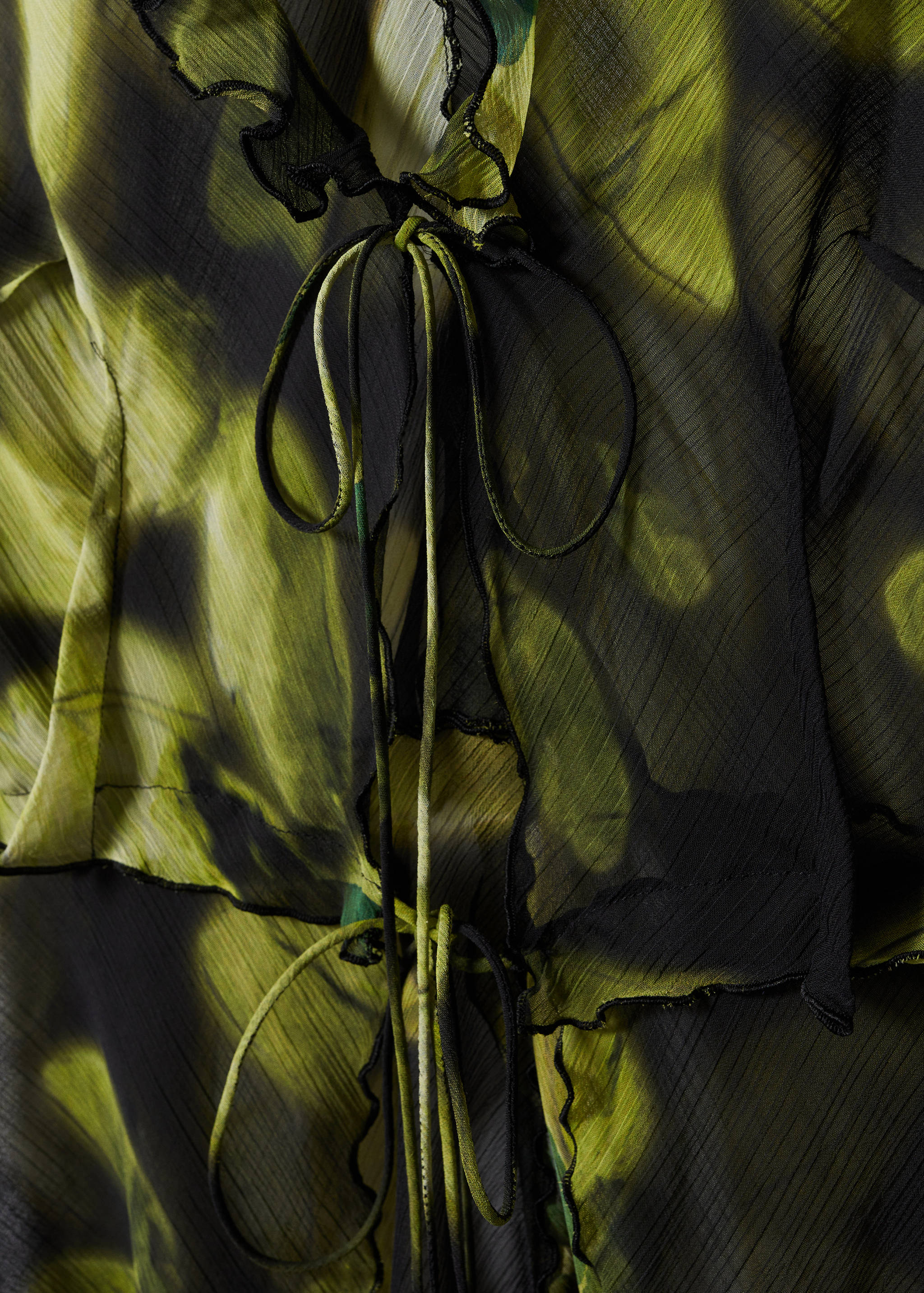 Floral chiffon blouse - Details of the article 8