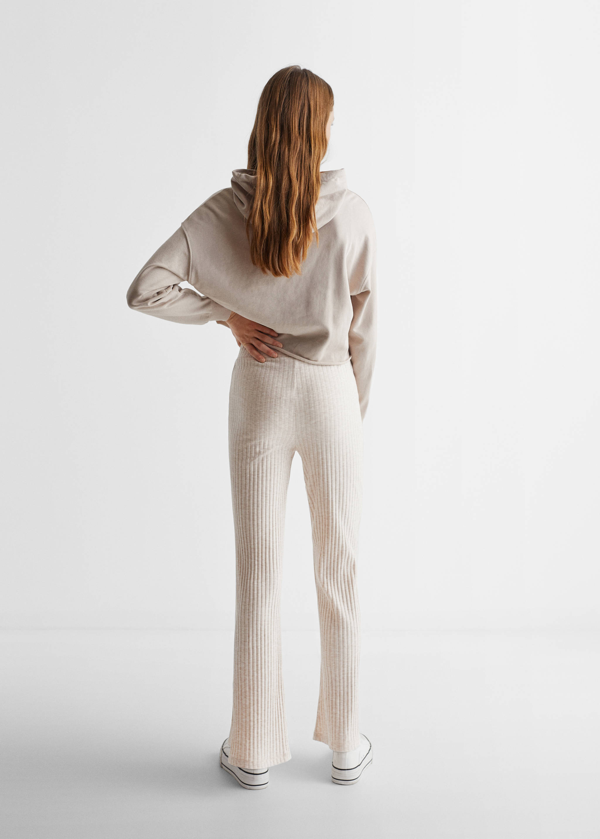 Leggings texturés à rayures - Verso de l’article