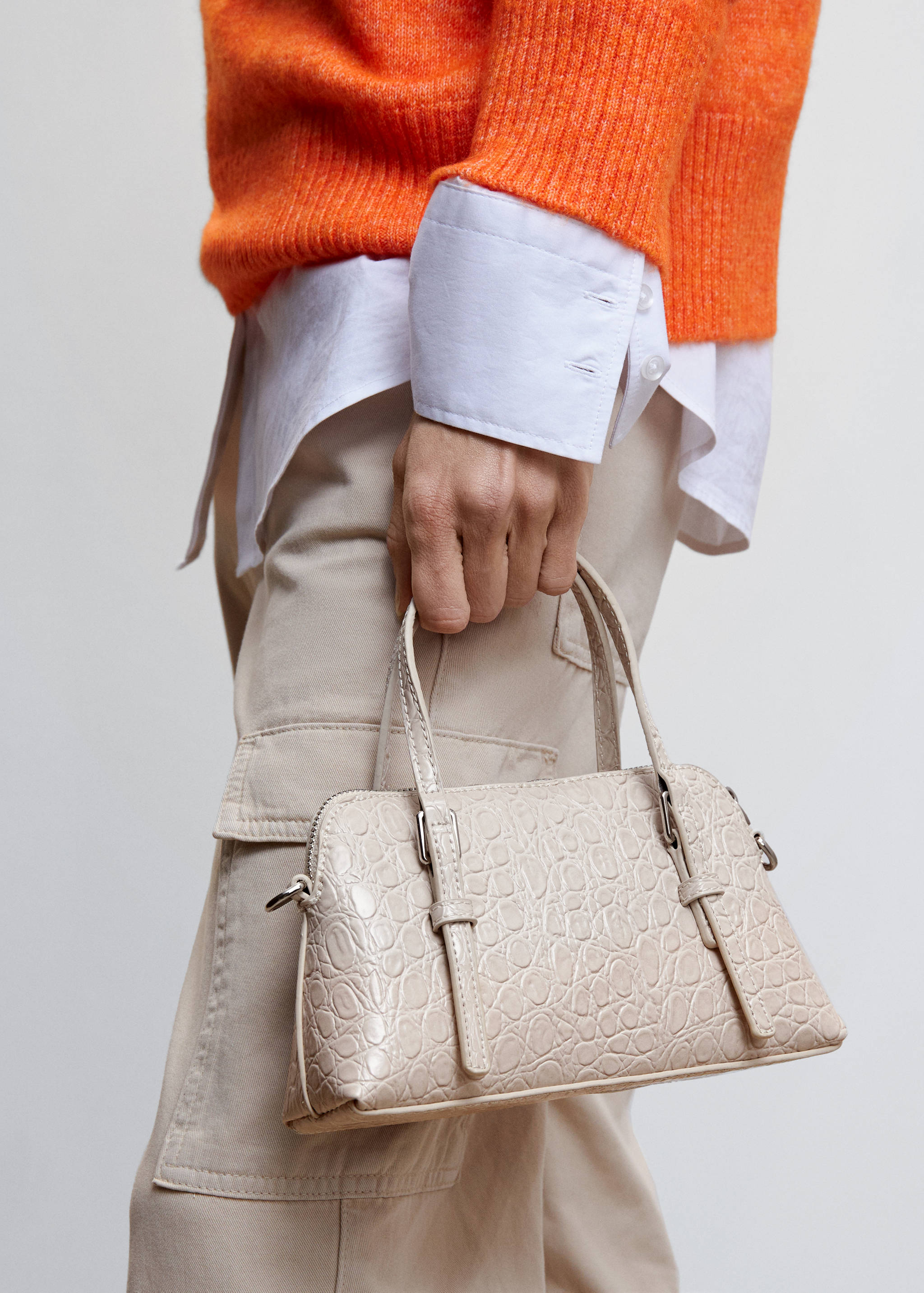 Сумка с двумя ручками под крокодила - Деталь изделия 9