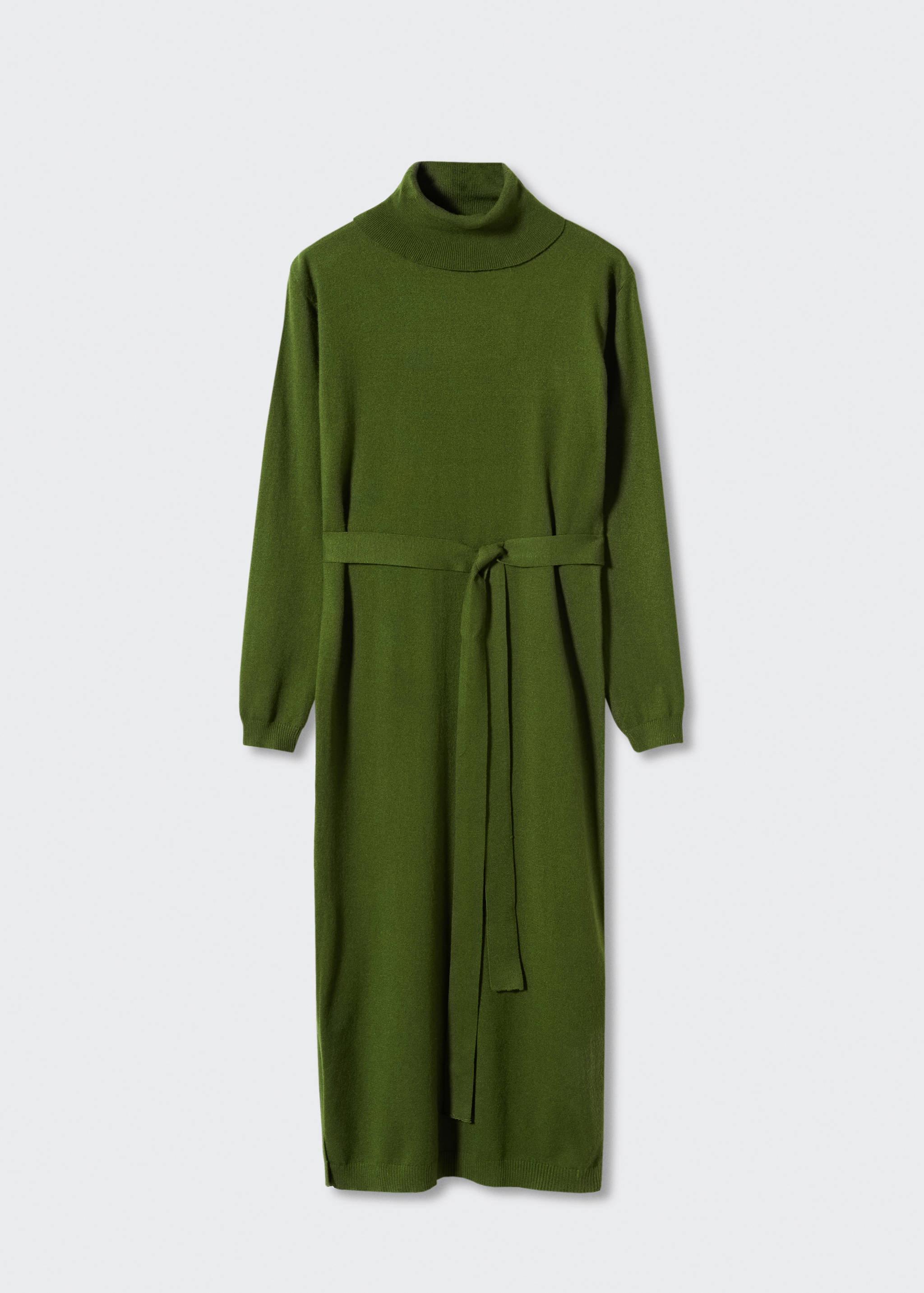 Knitted turtleneck dress - Article without model