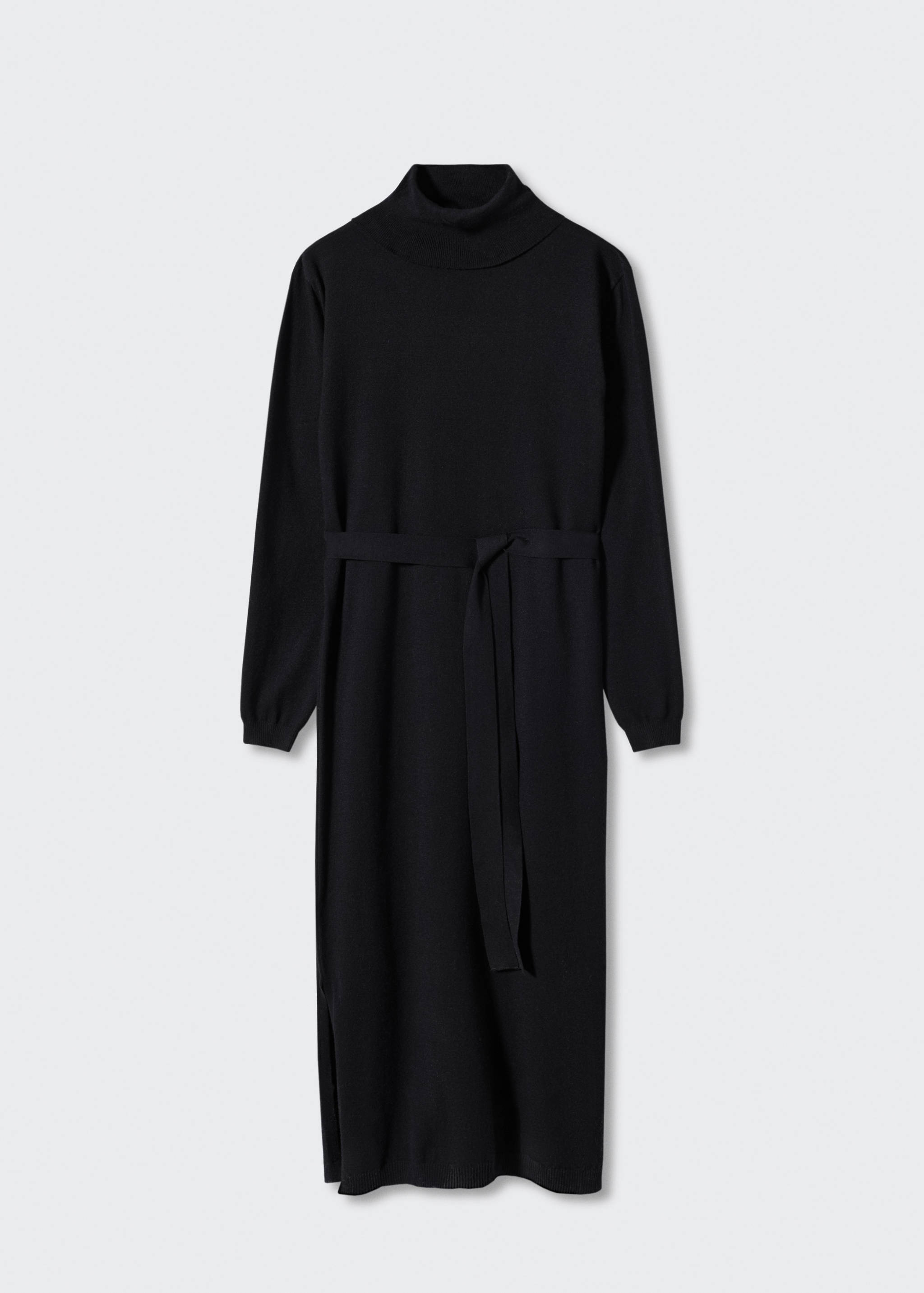 Knitted turtleneck dress - Article without model