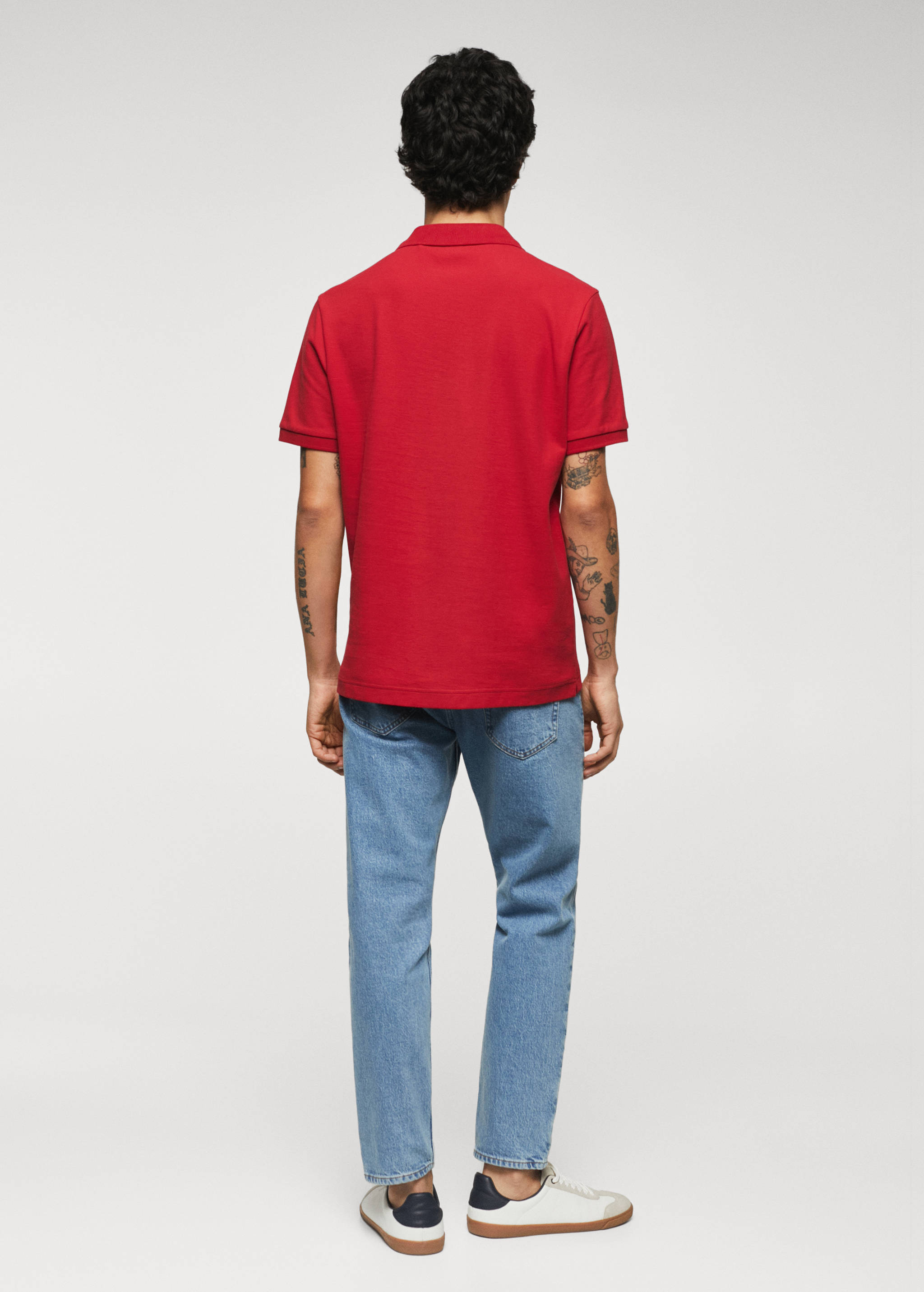 Polo basique coton - Verso de l’article