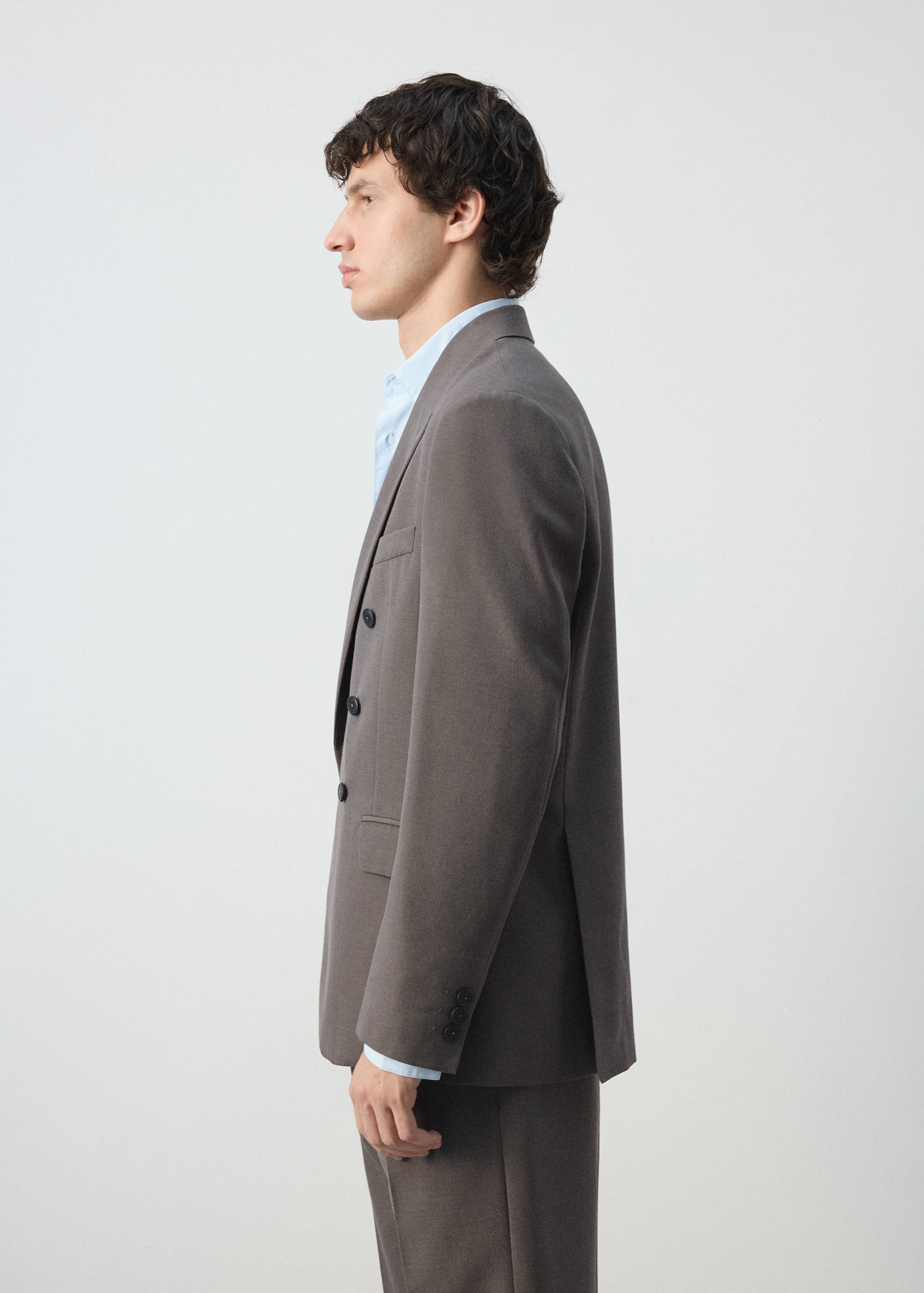 Slim-Fit-Doppelreiher-Blazer - Detail des Artikels 2