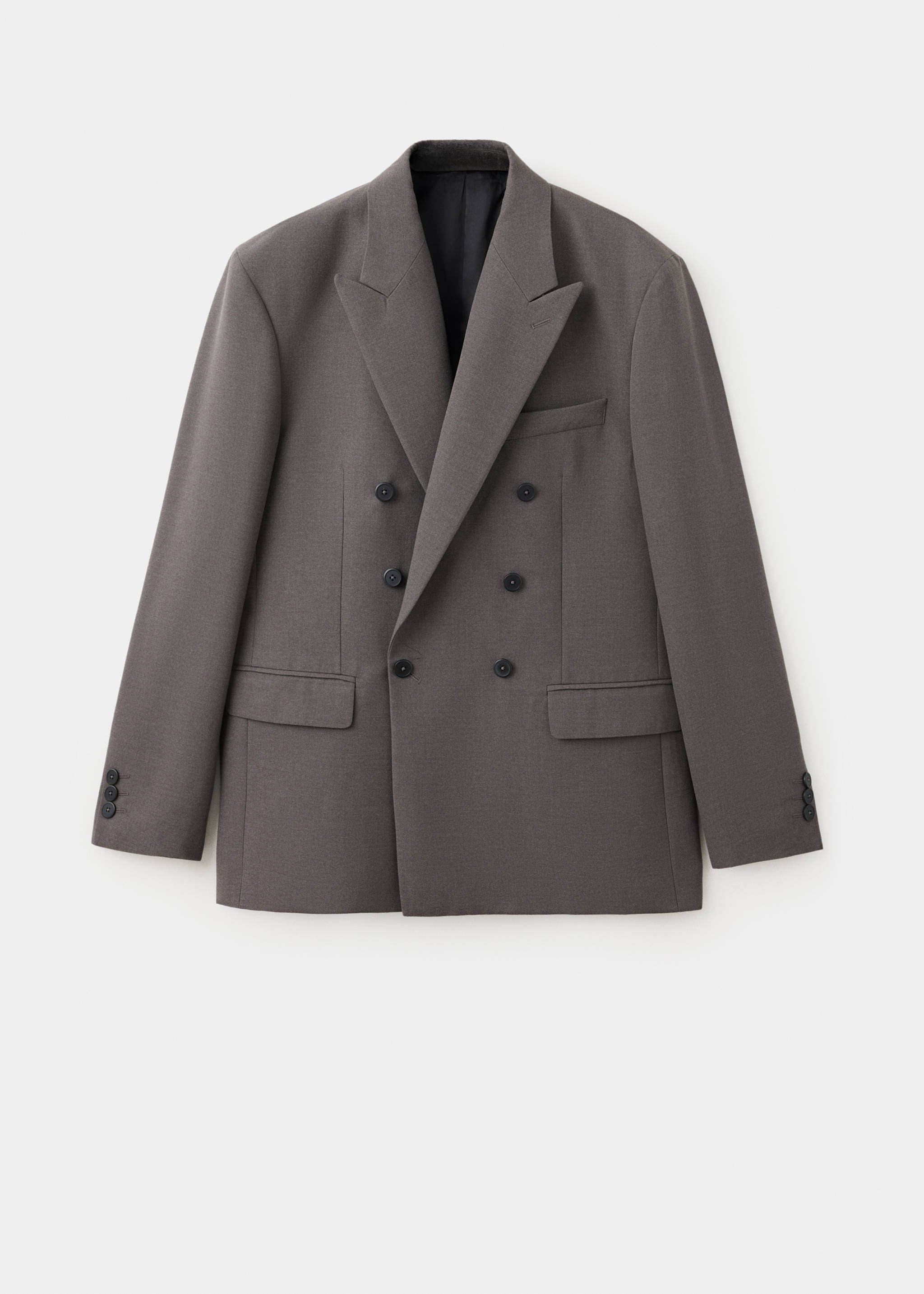 Slim-Fit-Doppelreiher-Blazer - Artikel ohne Model