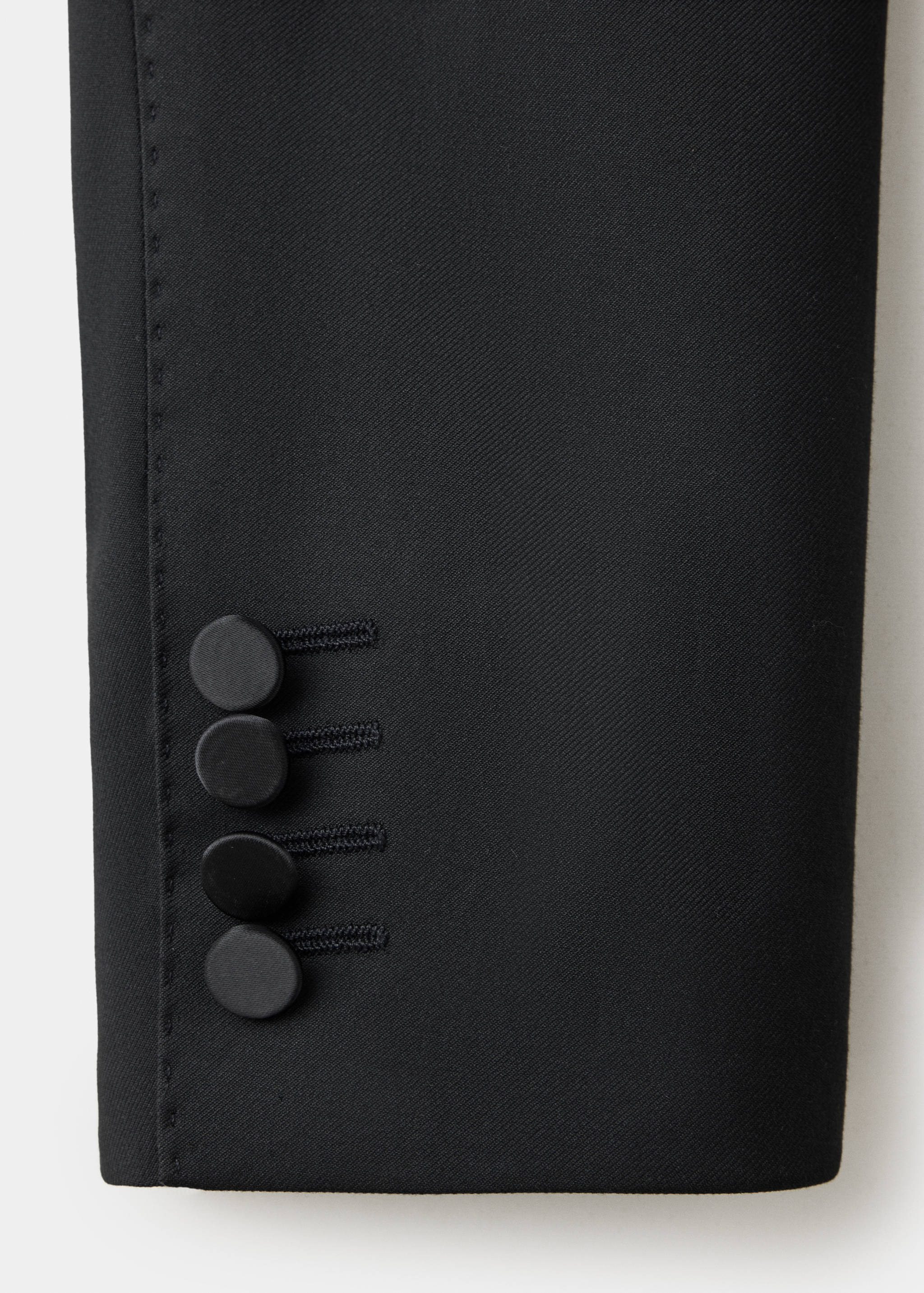 Smoking-Anzug-Sakko mit satinierten Revers, Slim Fit - Detail des Artikels 0