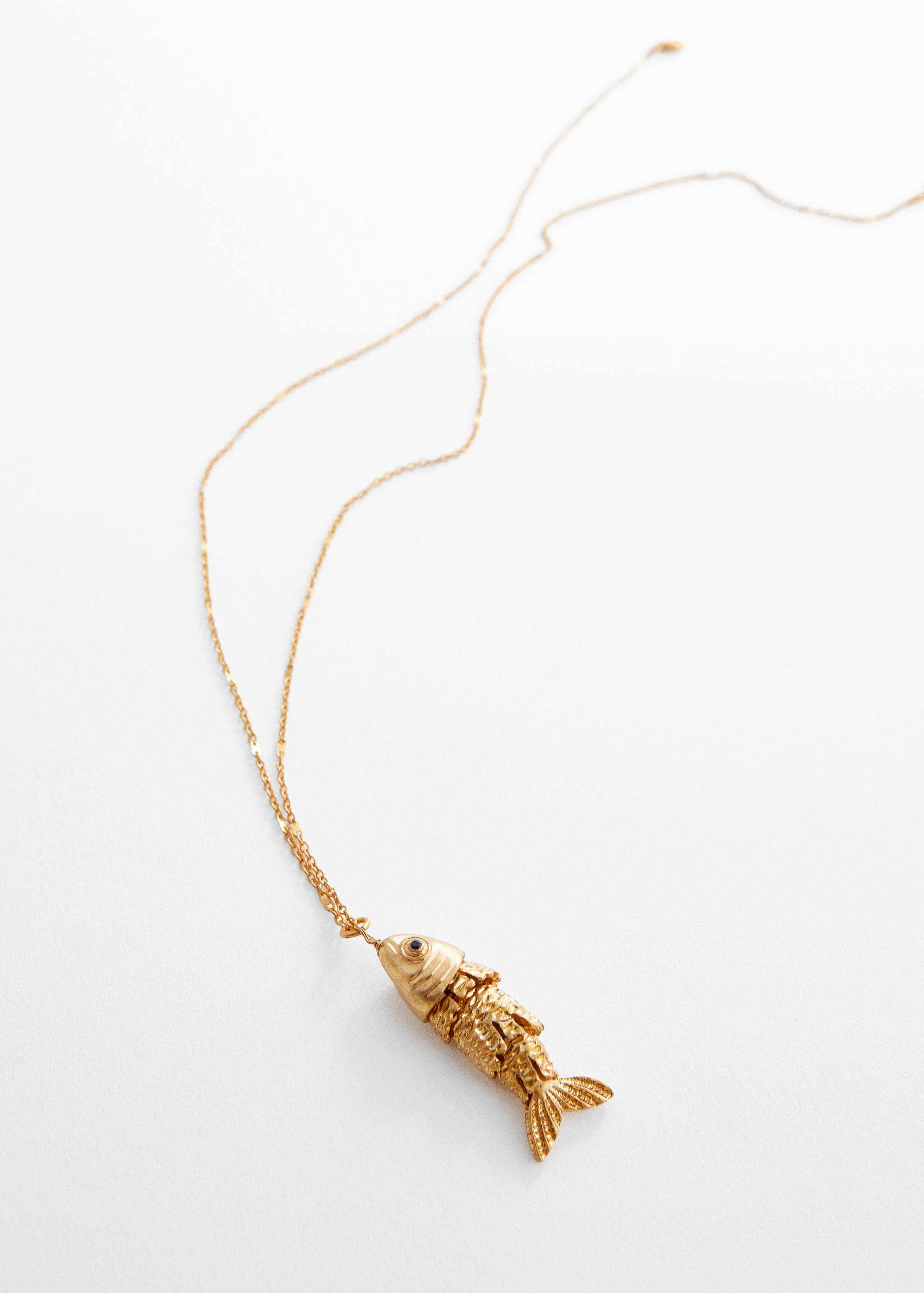 Fish pendant necklace - Medium plane