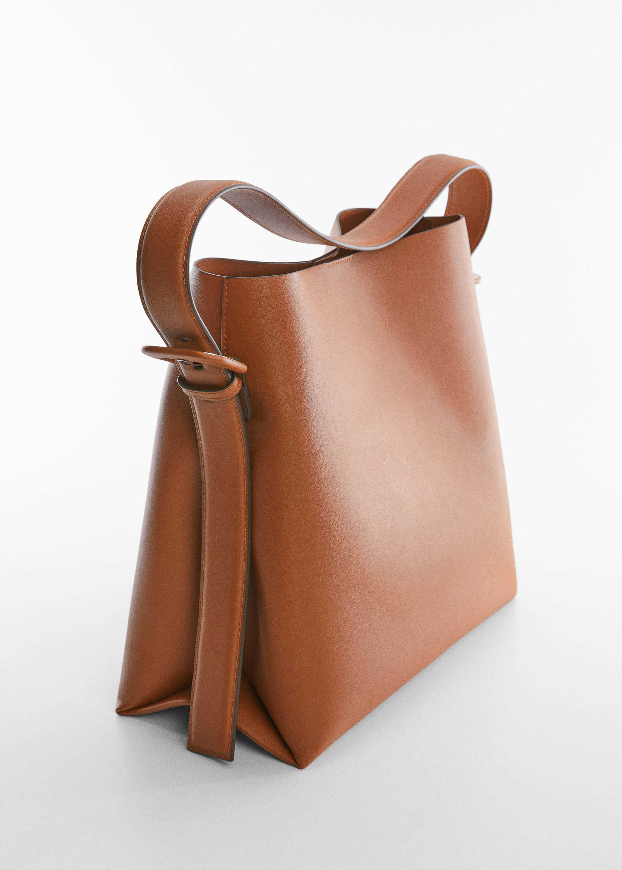 Toka detaylı shopper çanta - Orta plan