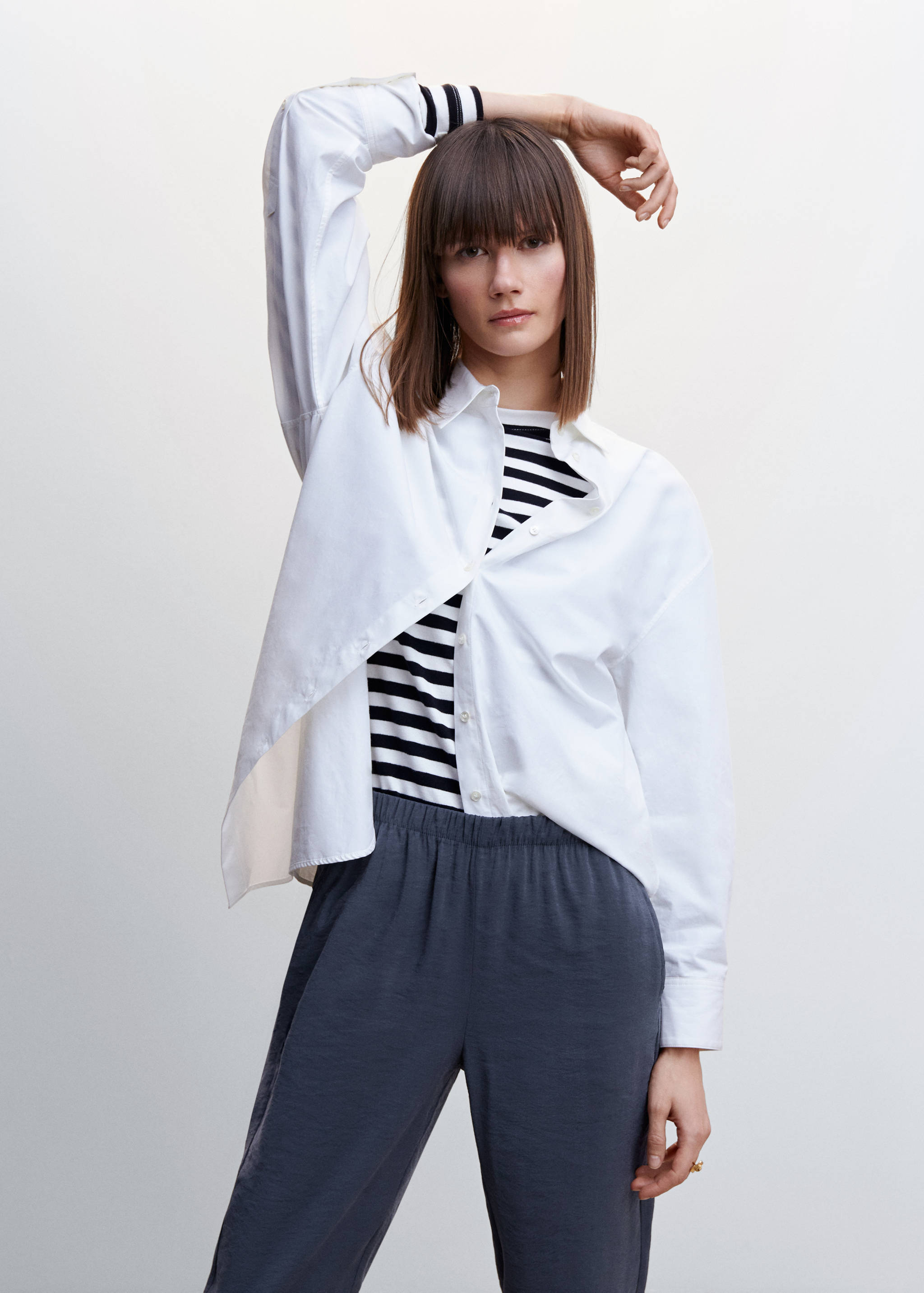 Брюки из модала с эластичным поясом - Деталь изделия 1