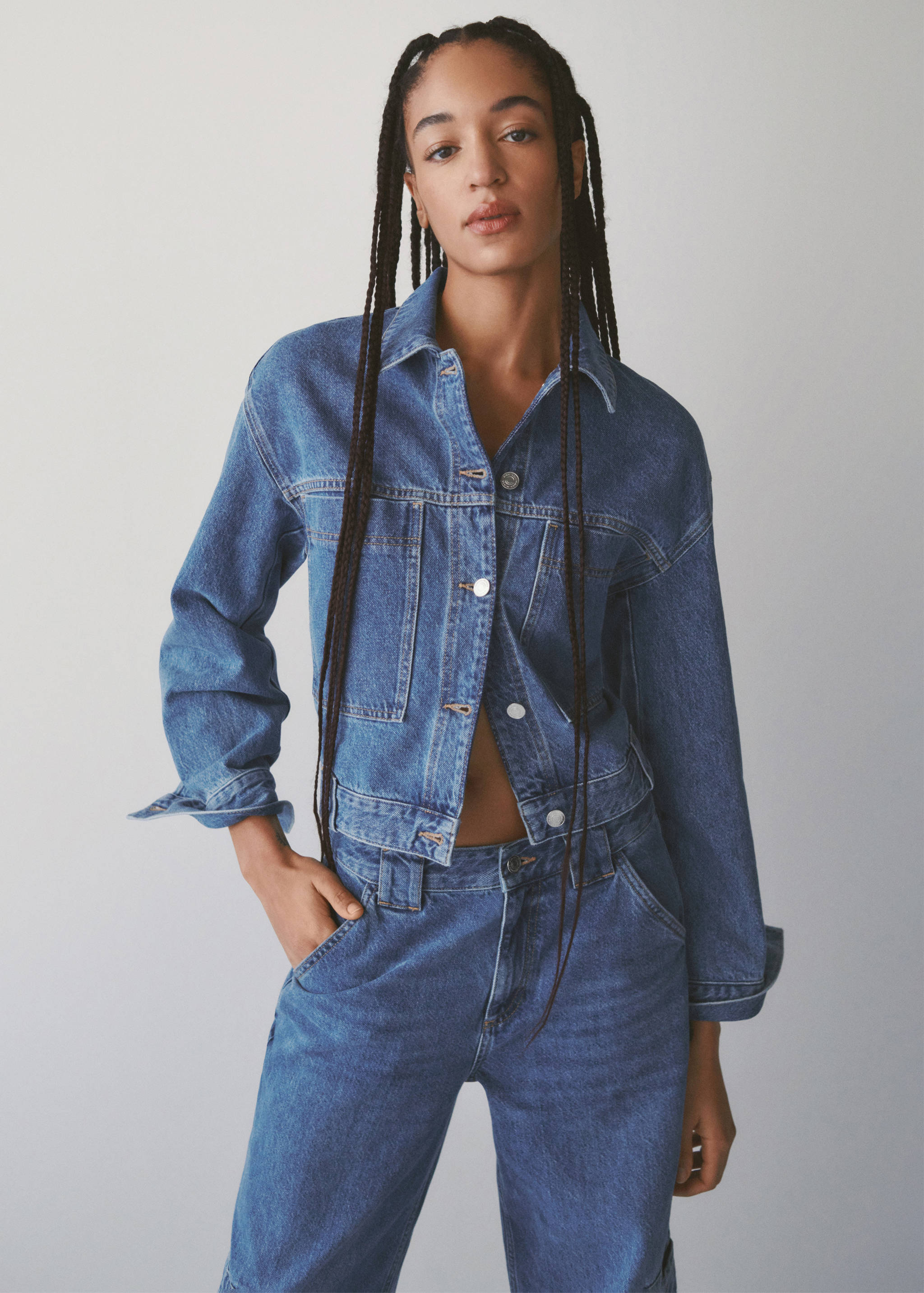 Jeansjacke mit Taschen - Detail des Artikels 7