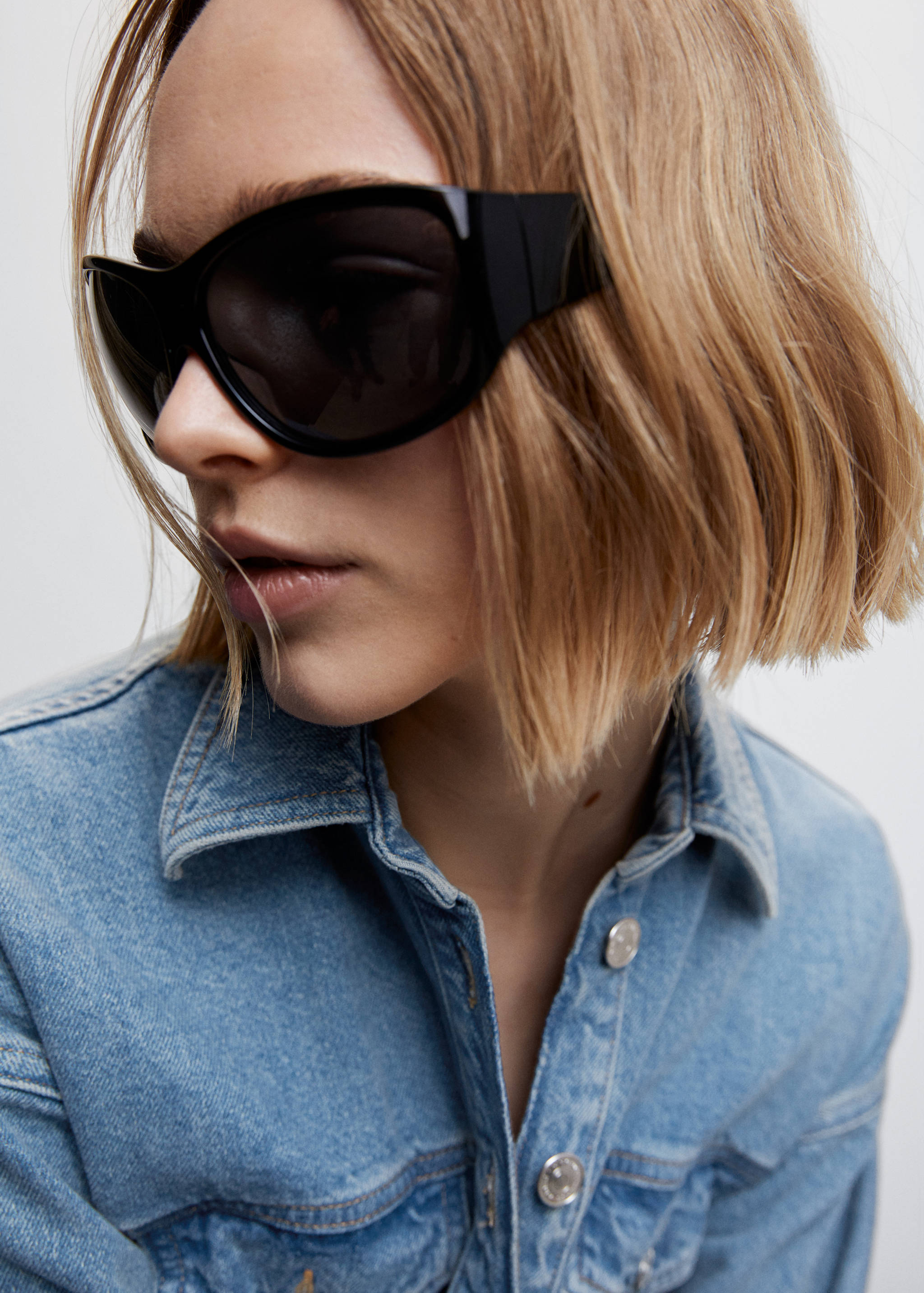 Lange denim jumpsuit - Detail van het artikel 1