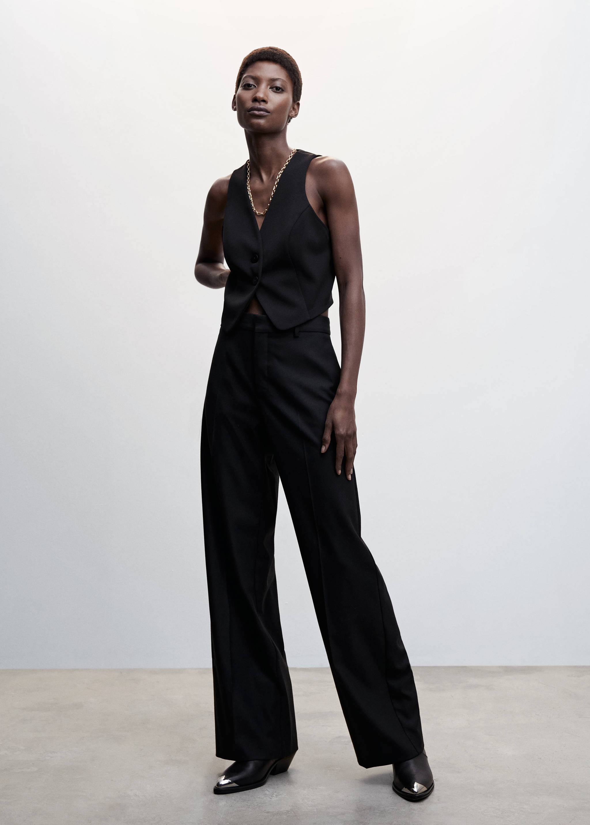 Chaleco traje botones - Plano general