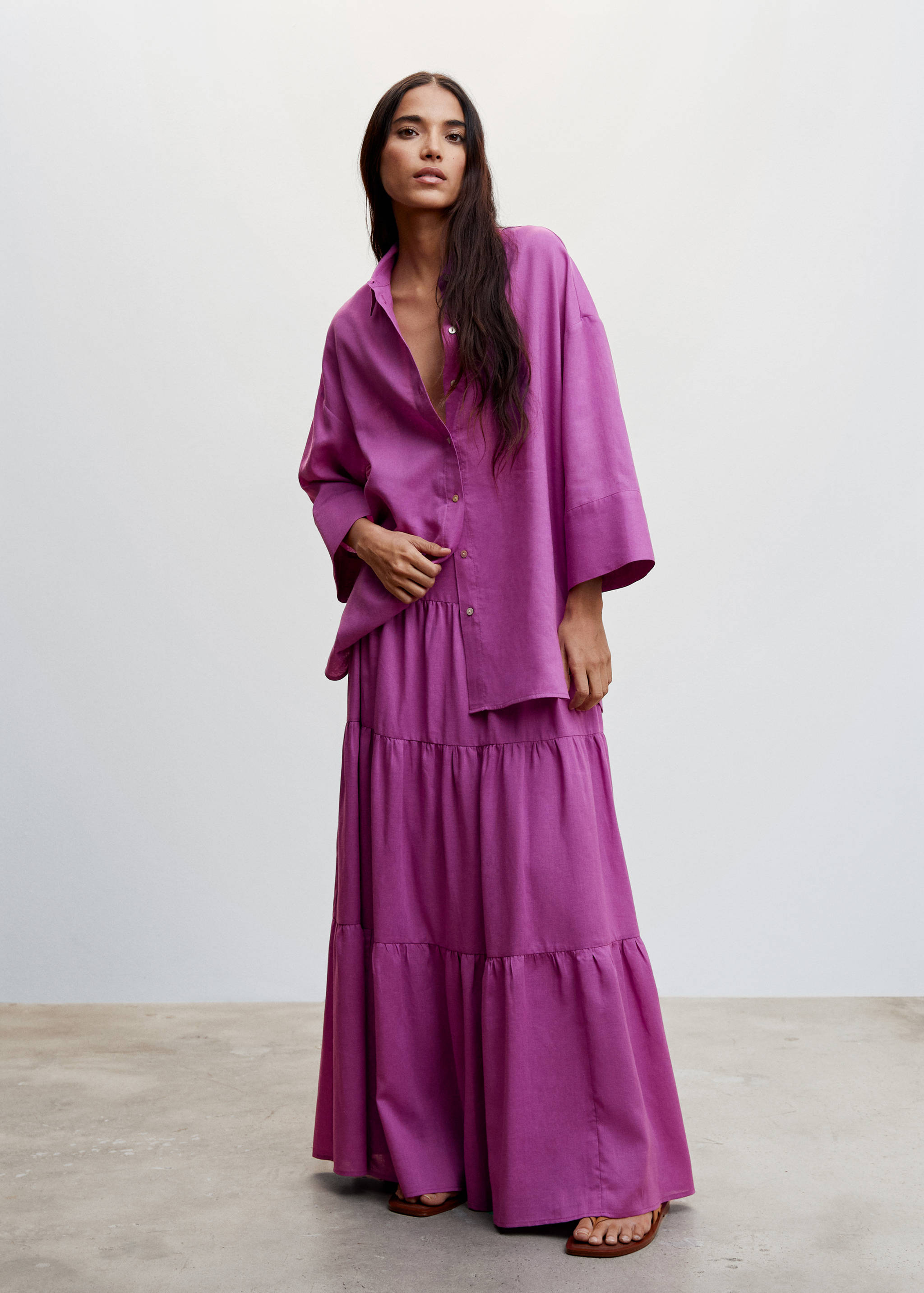 Jupe longue volants - Plan général