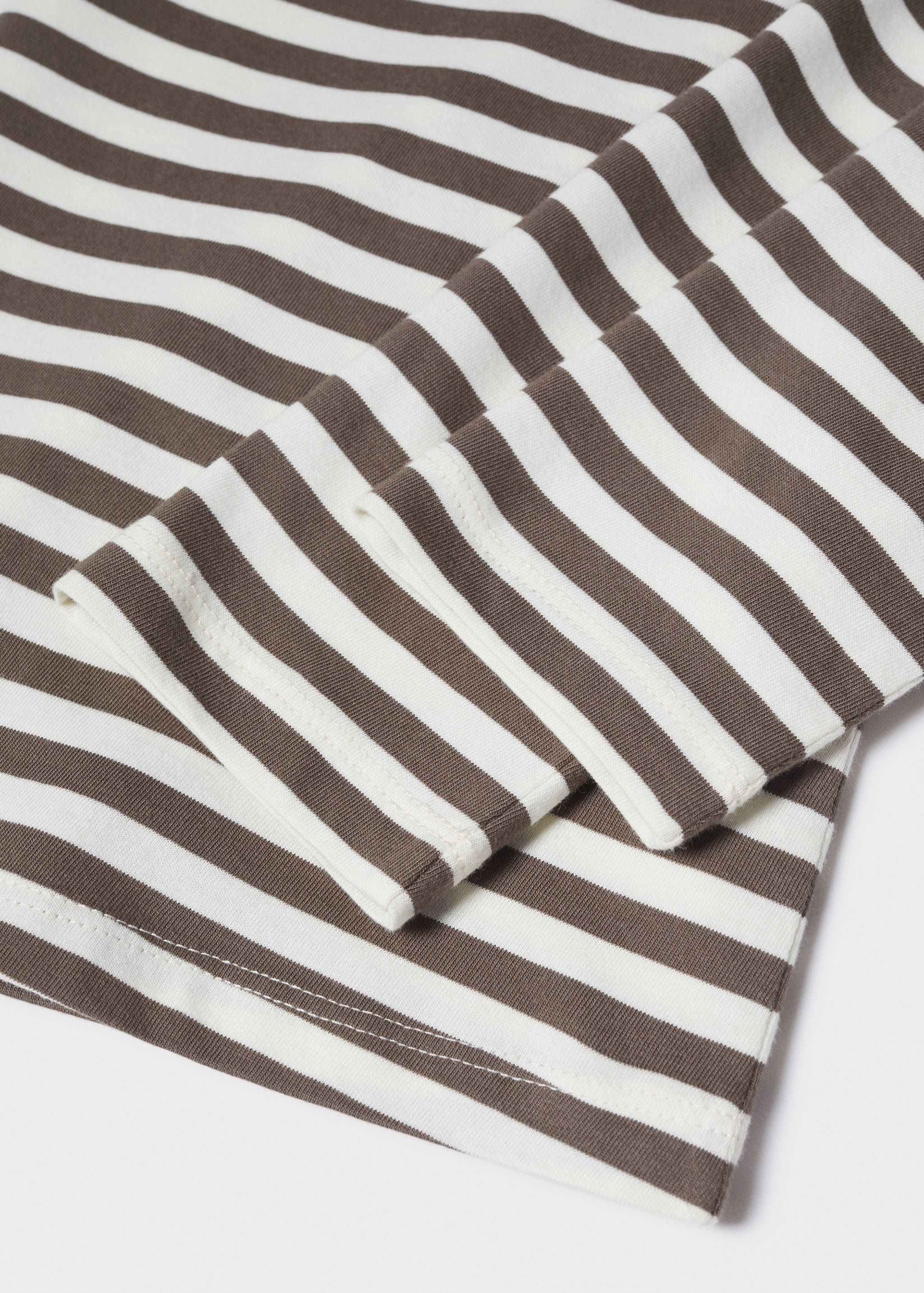 Striped 100% cotton t-shirt - Details of the article 8
