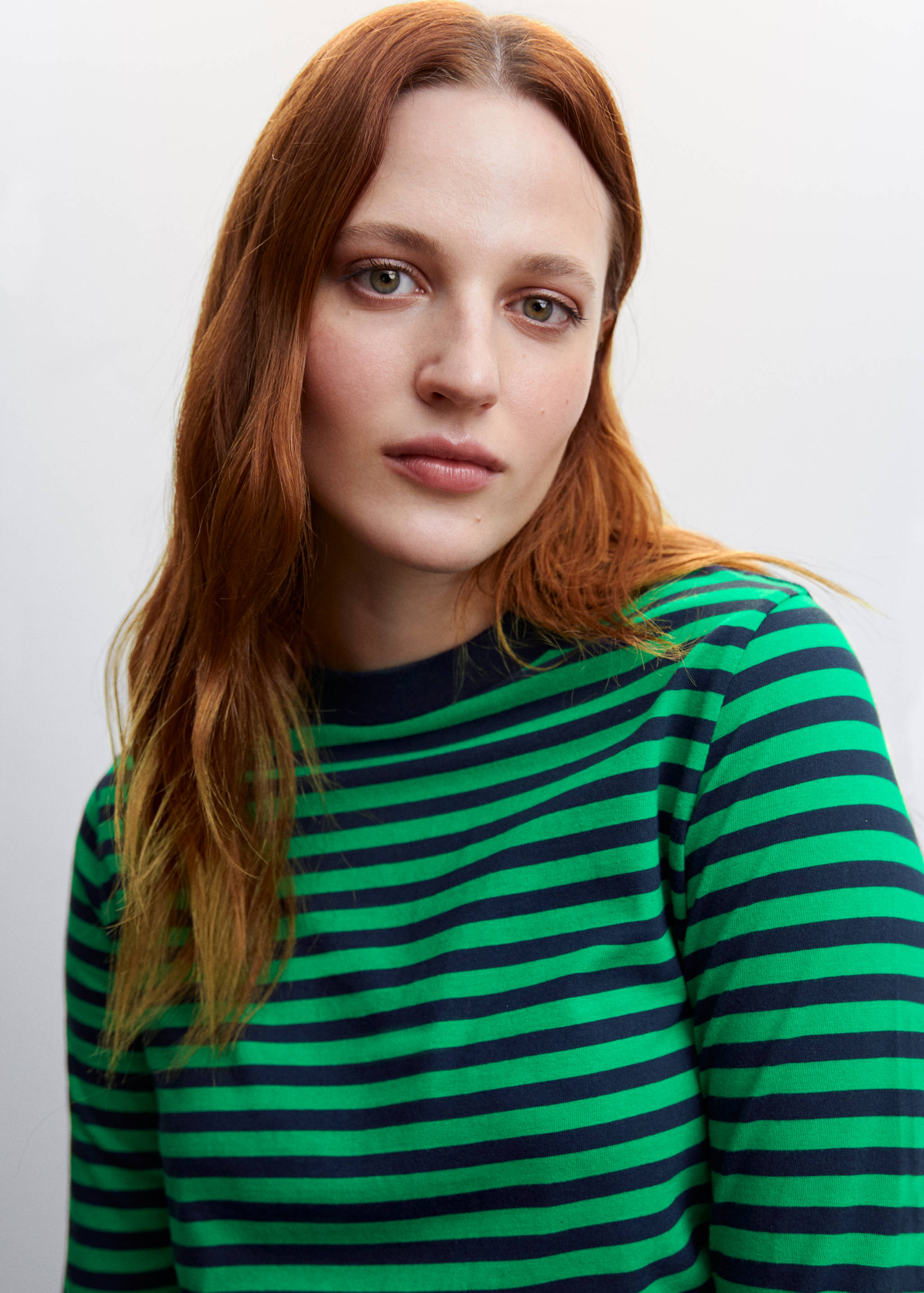 Striped 100% cotton t-shirt - Details of the article 6