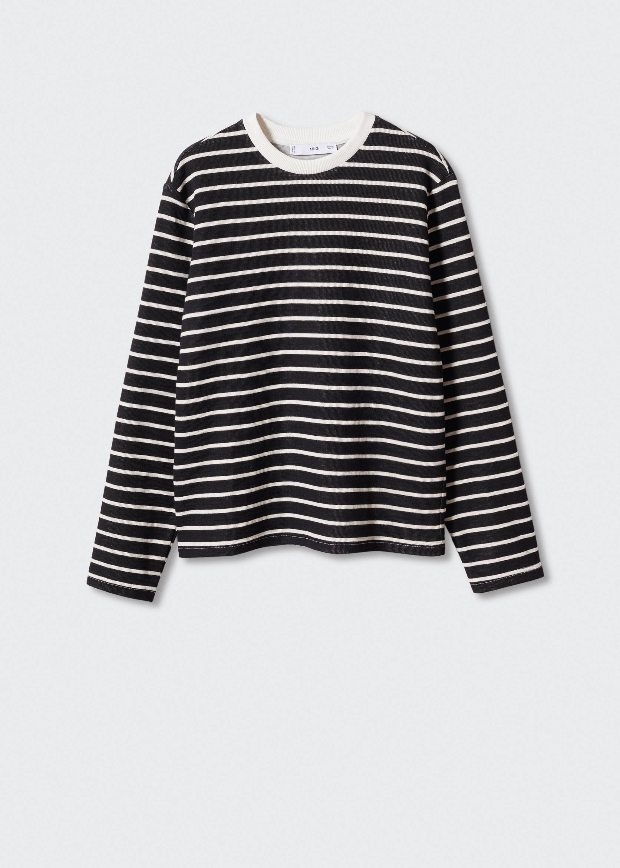 T-shirt coton à rayures - Article sans modèle