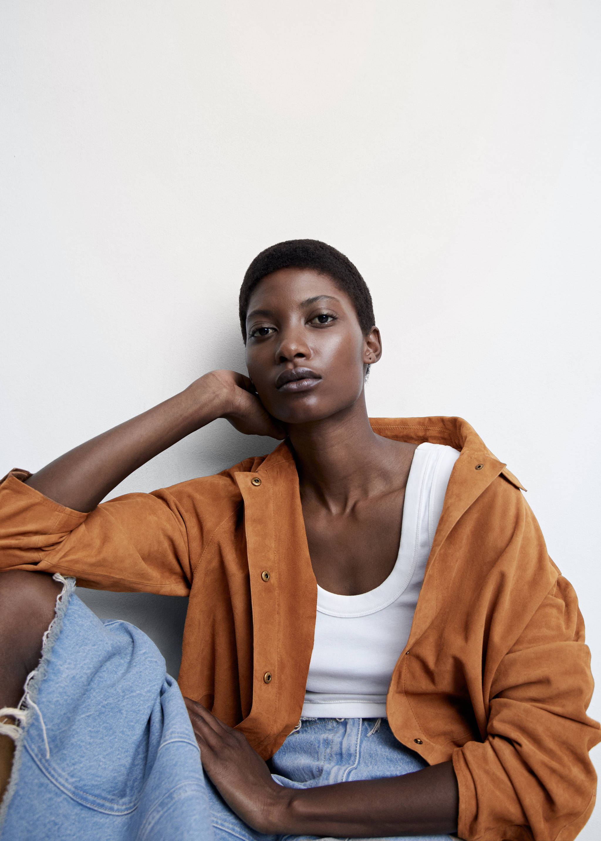 Suede leather shirt - Details of the article 2