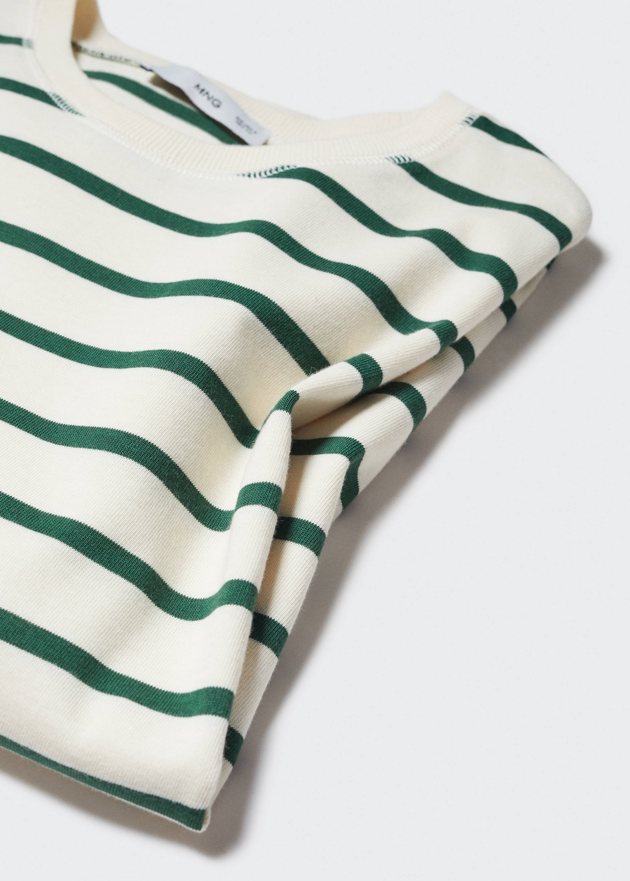 Striped cotton-blend sweatshirt - Details of the article 8