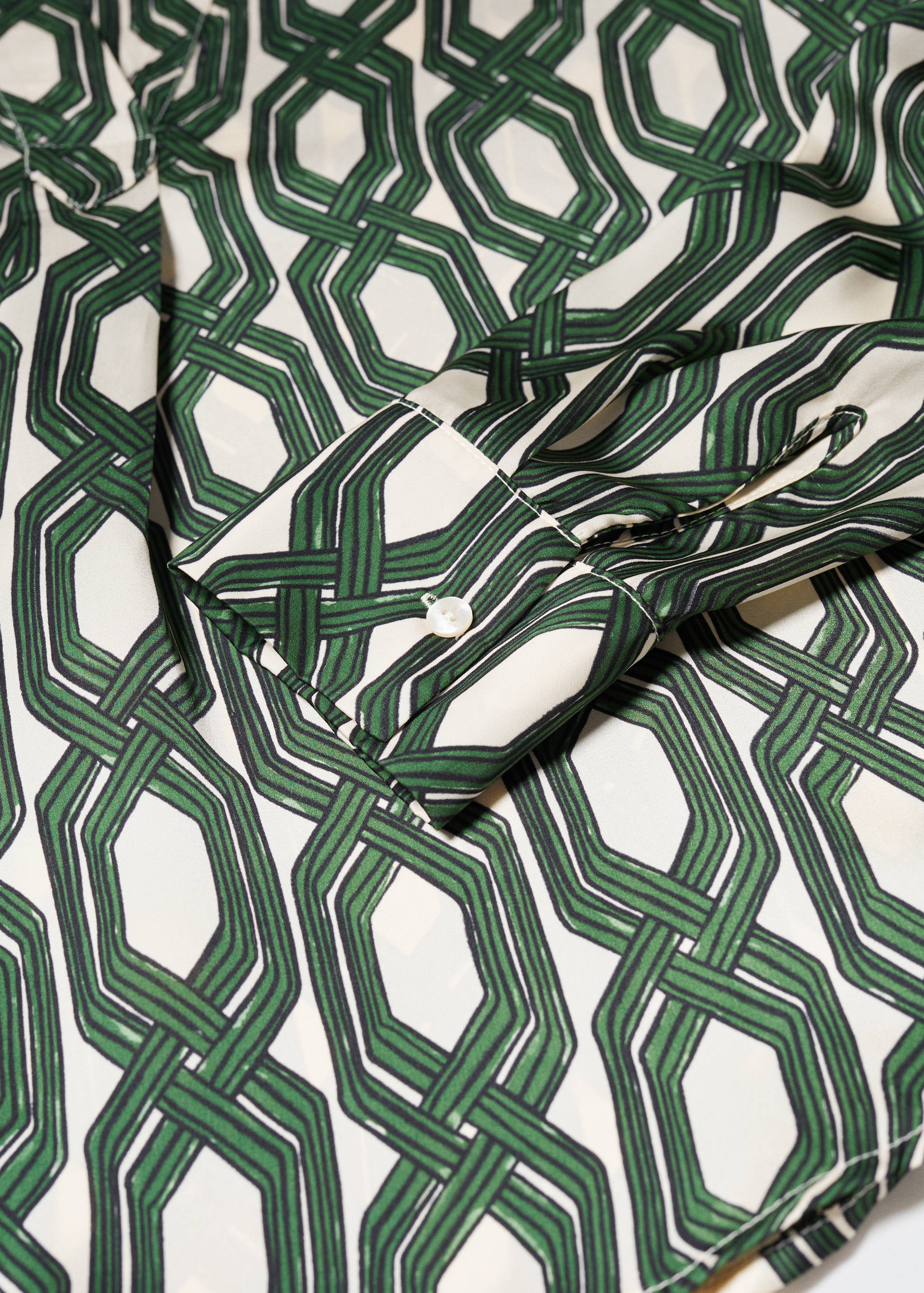 Geometric-print blouse - Details of the article 8