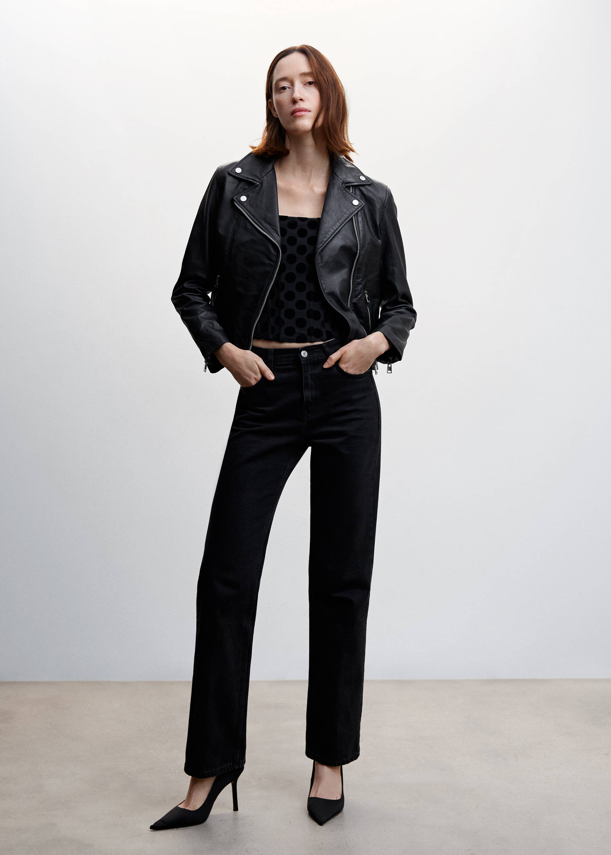 Polka-dot corset top - General plane