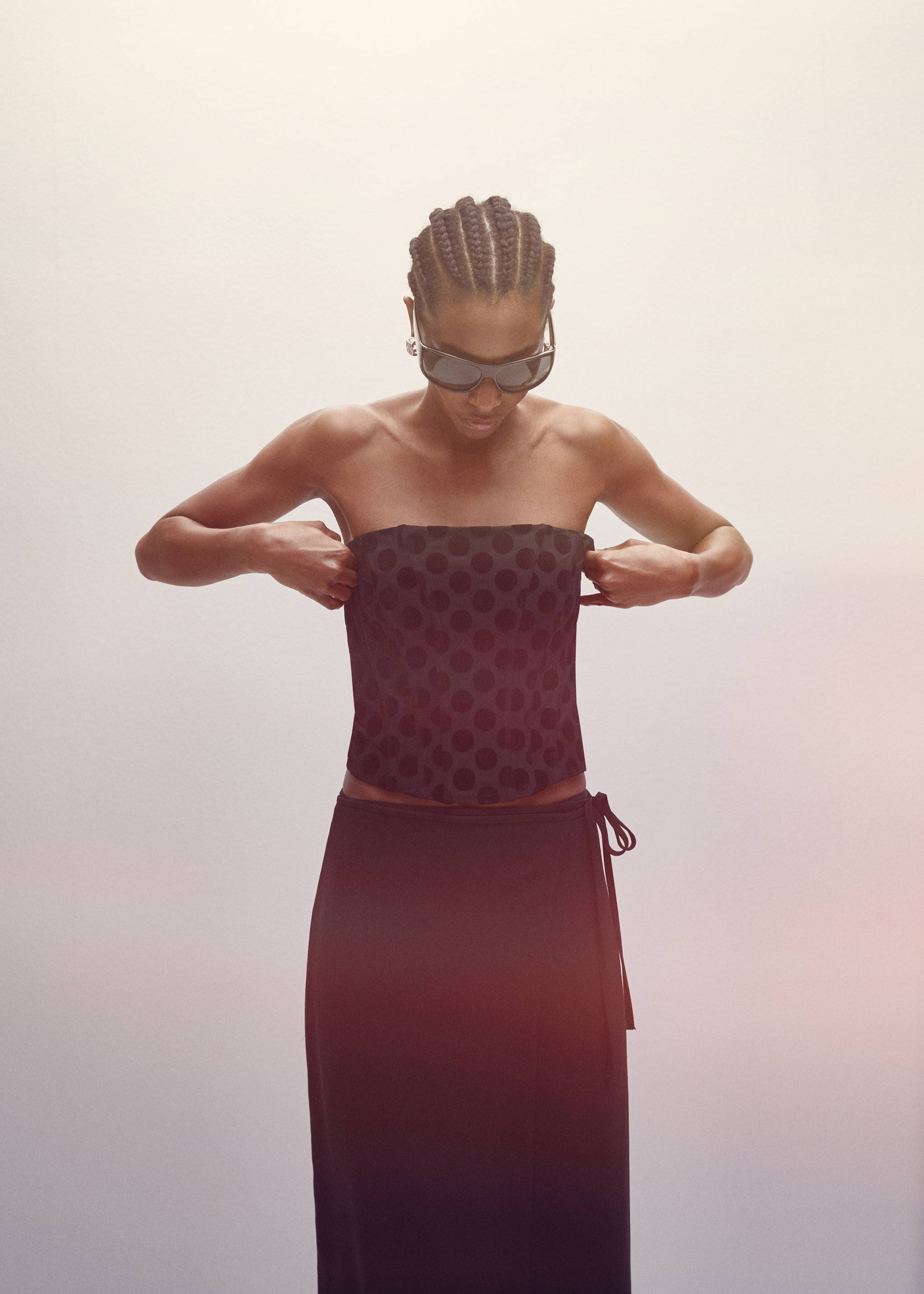 Polka-dot corset top - Details of the article 9