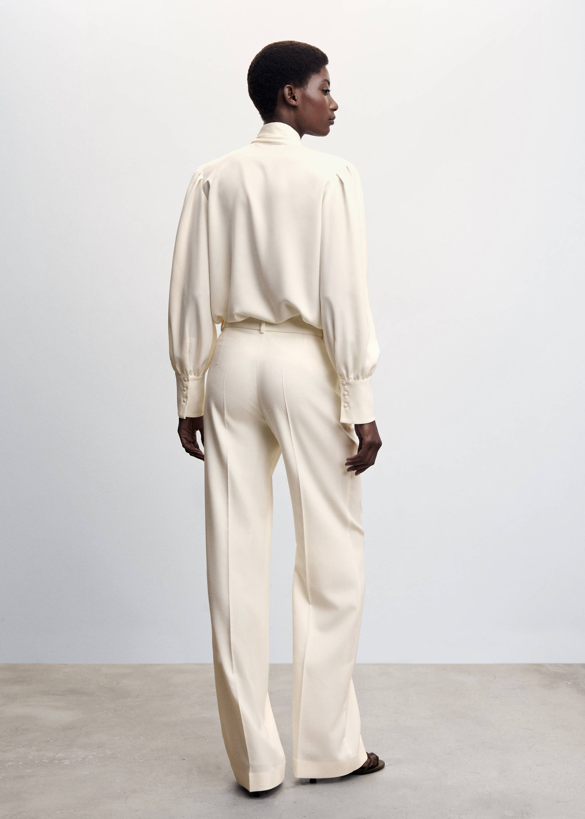 蕾丝花边宽松上衣 - null