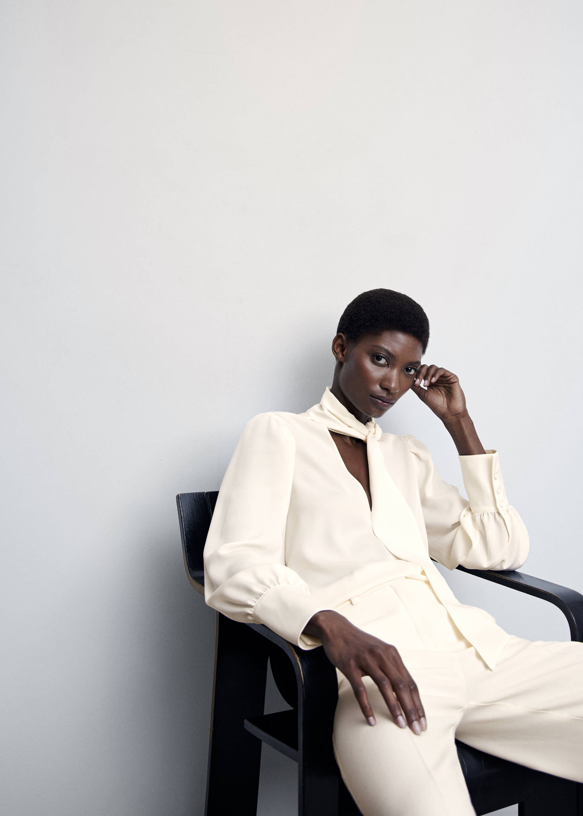 蕾丝花边宽松上衣 - null