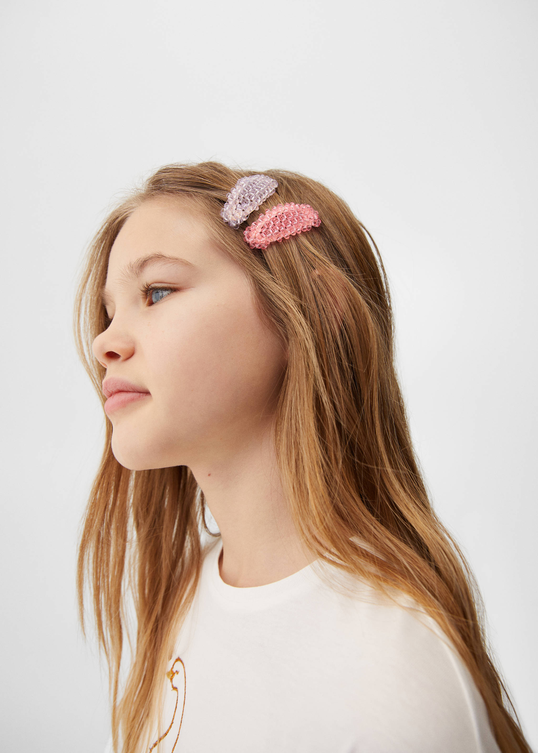 Pack of 2 beaded barrettes - Details of the article 9