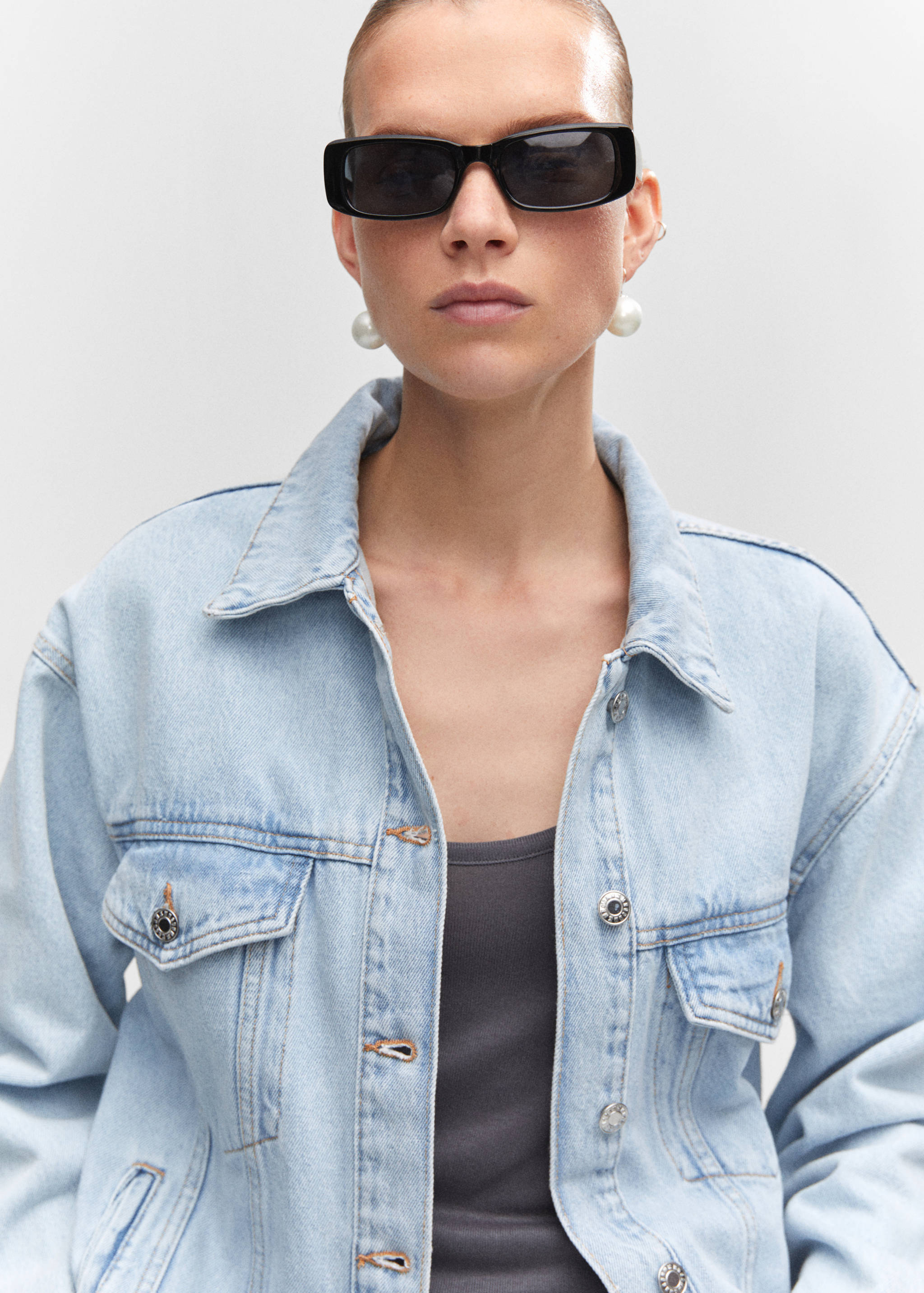 Cazadora oversize denim - Detalle del artículo 1