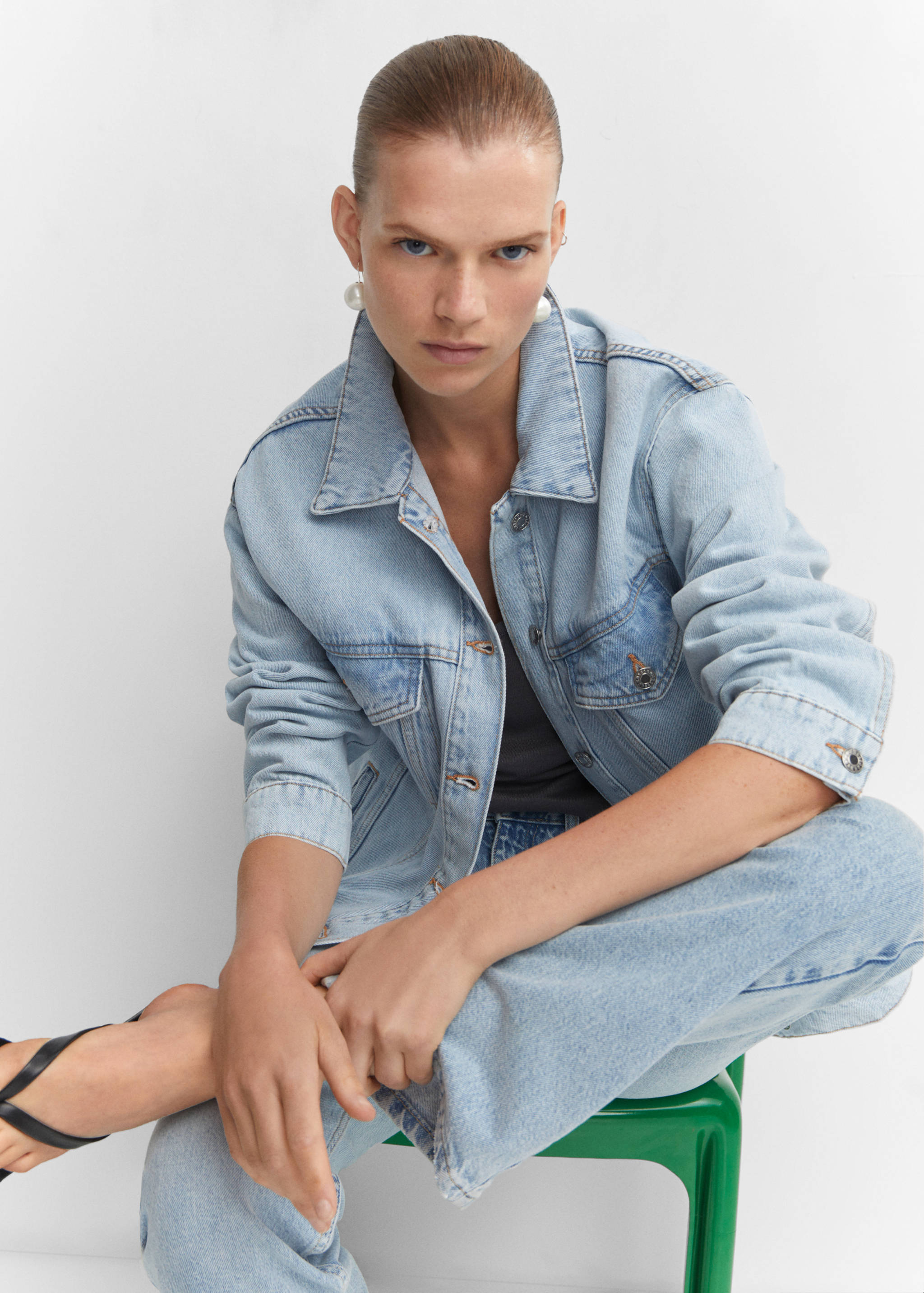 Cazadora oversize denim - Detalle del artículo 2