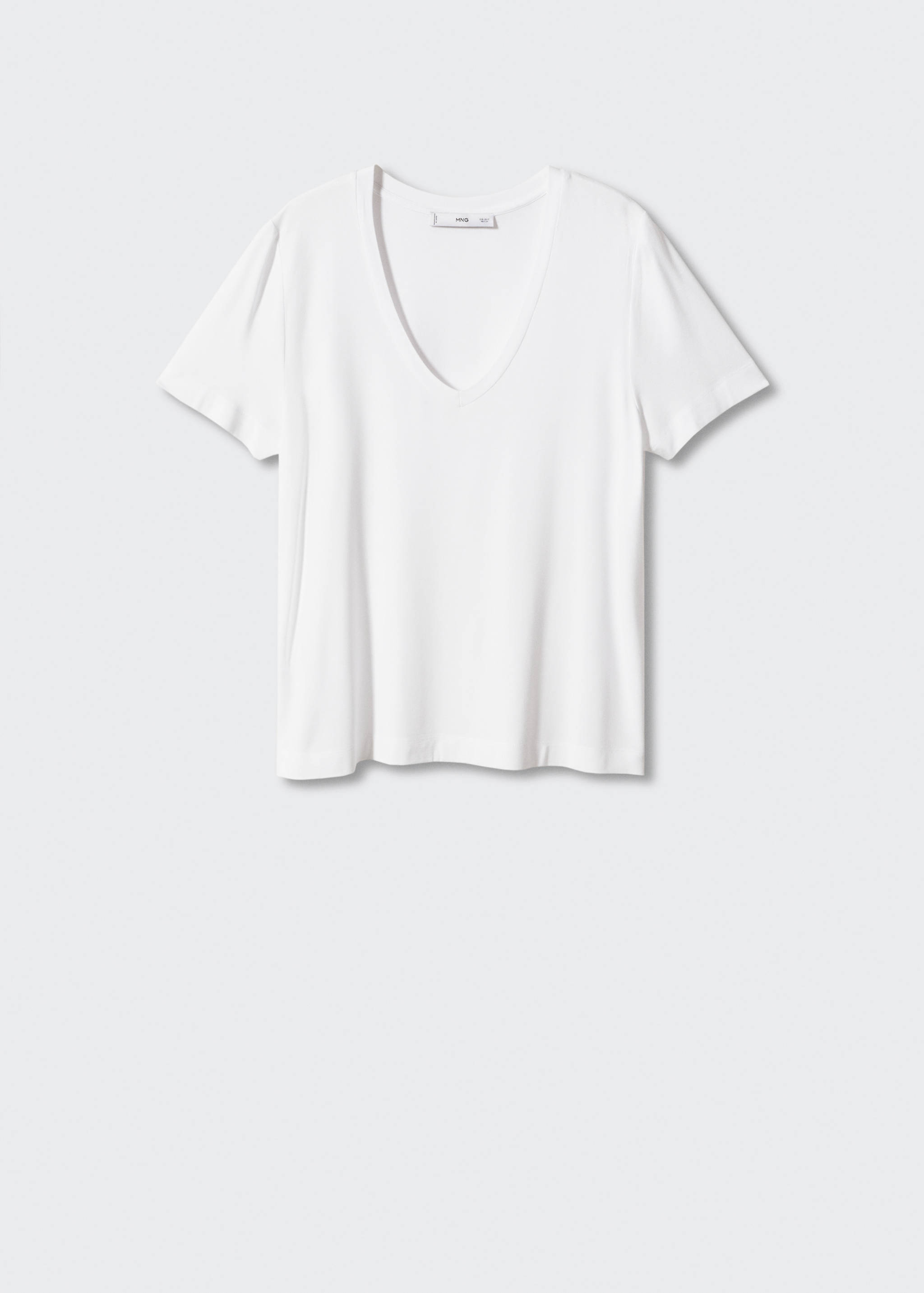 T-shirt fluide col V - Article sans modèle