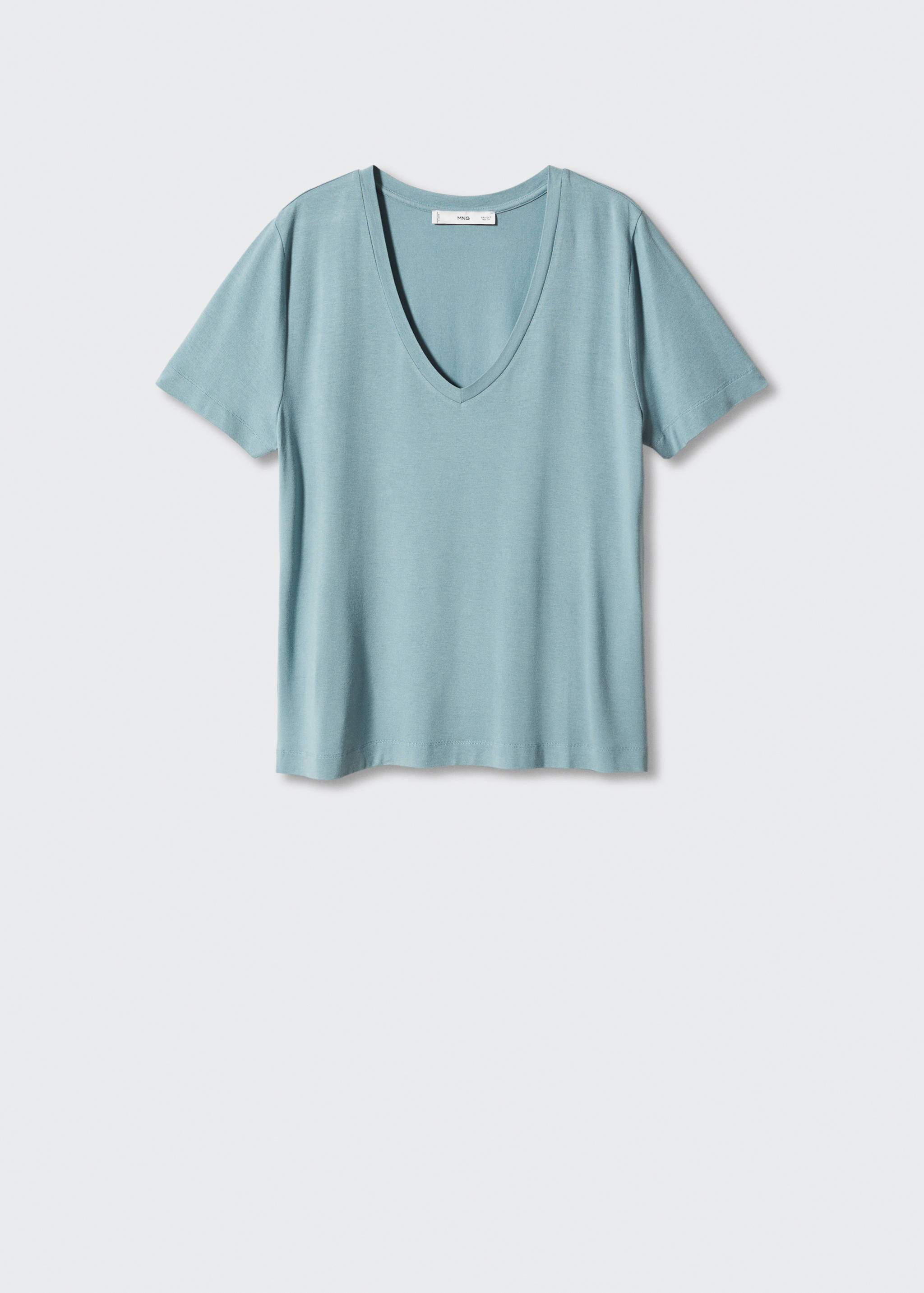 T-shirt fluide col V - Article sans modèle