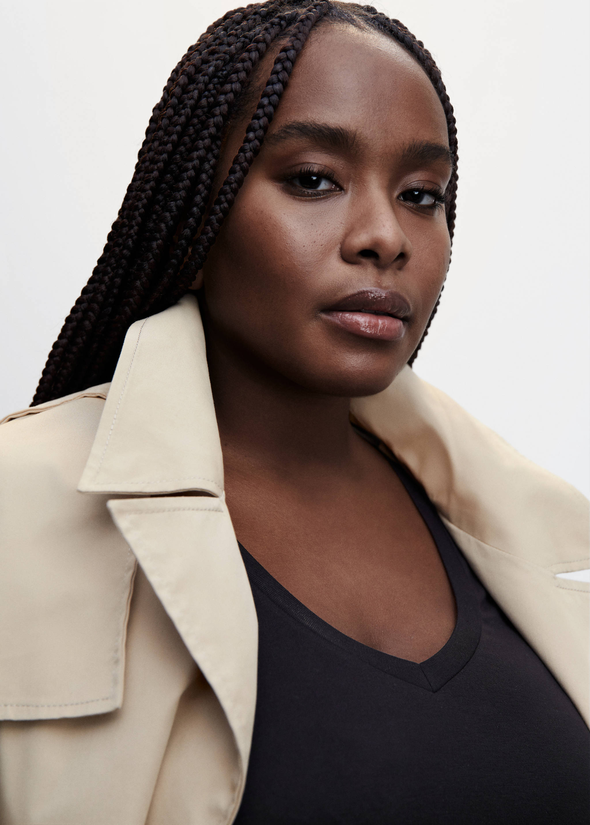 T-shirt fluide col V - Détail de l'article 4