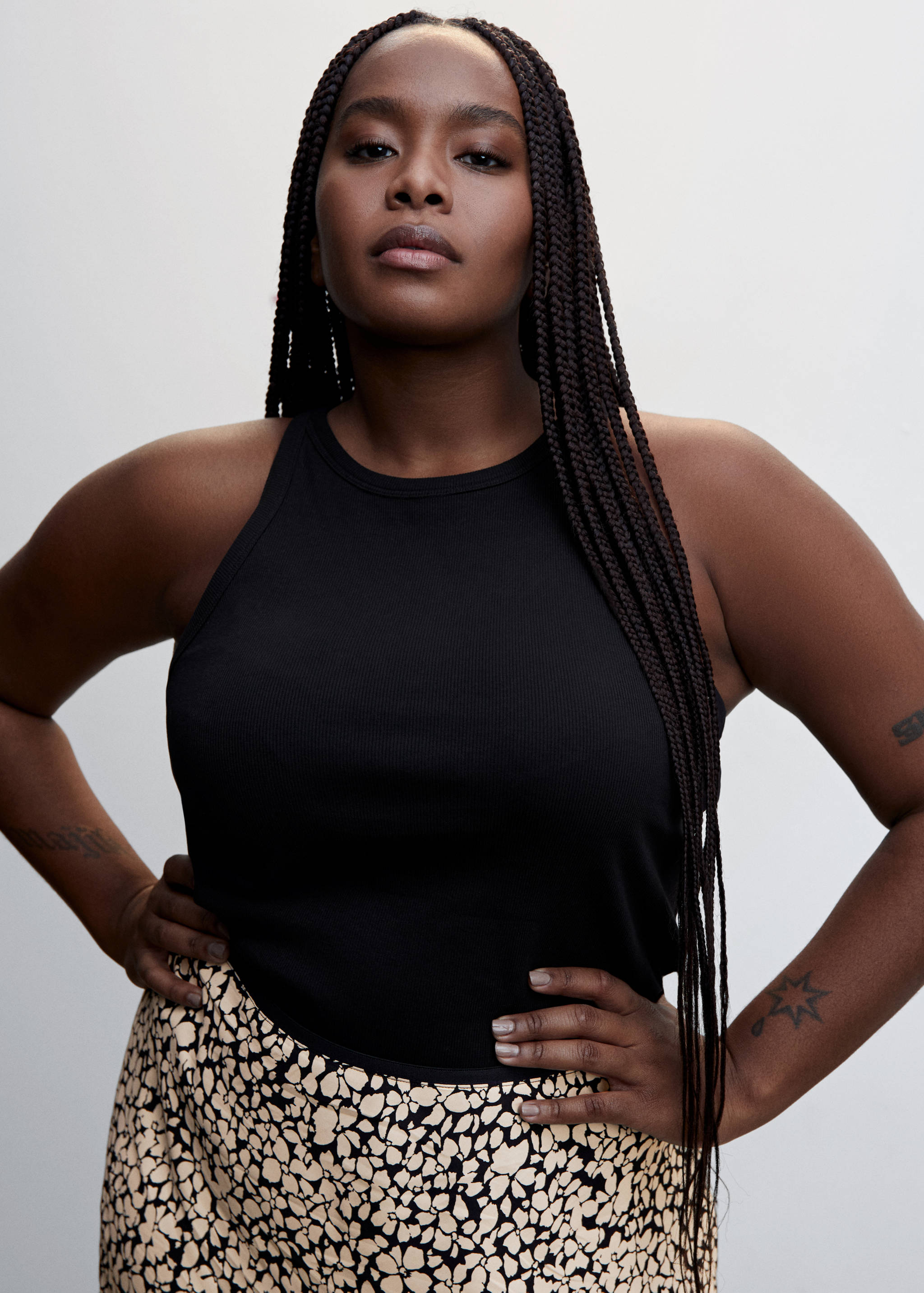 Flowers midi skirt - Details of the article 5