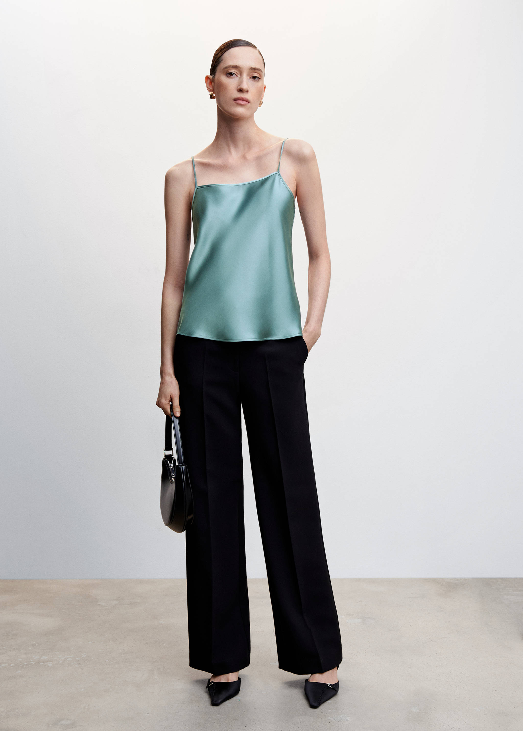 Satin lace top - General plane