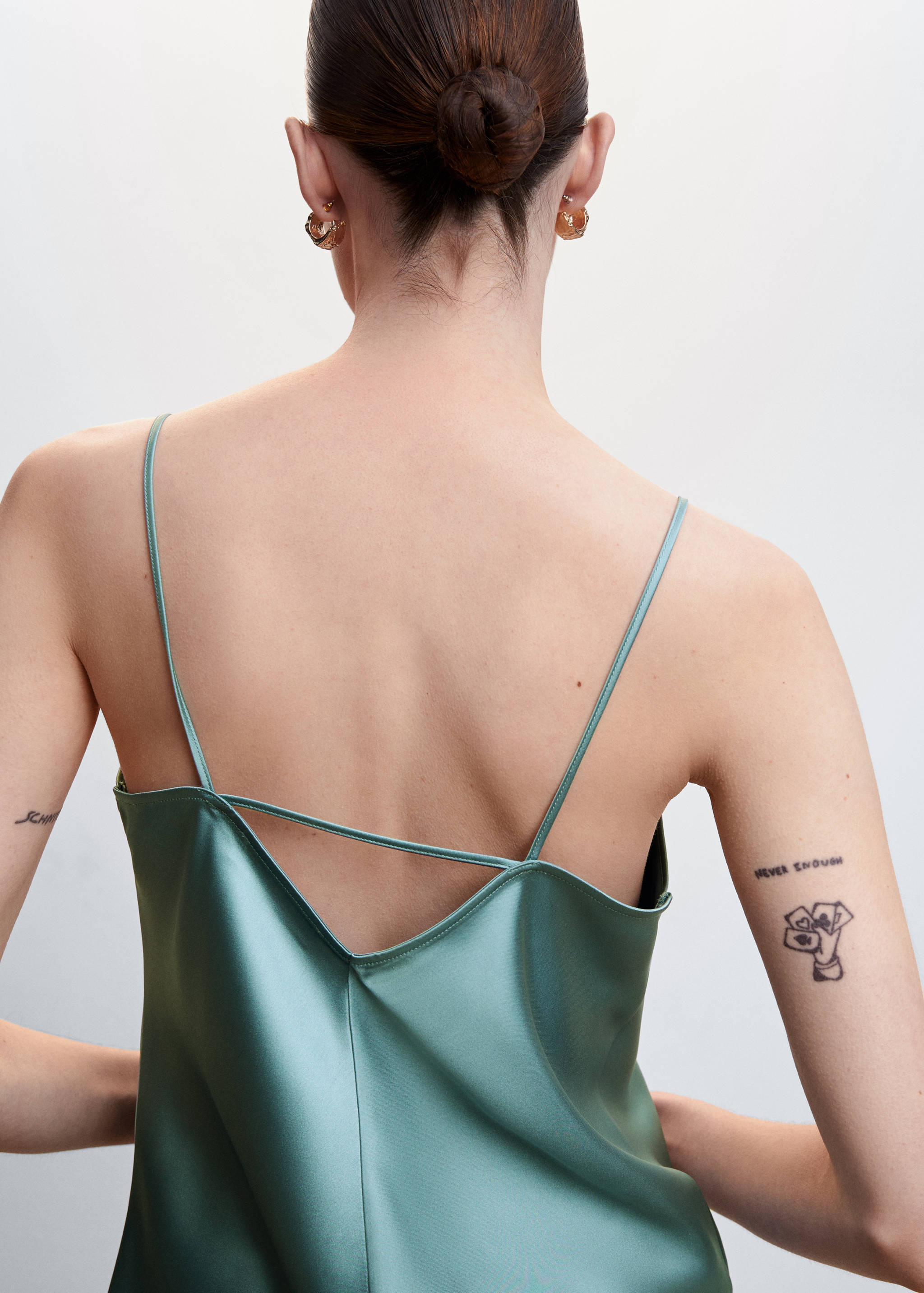 Satin lace top - Details of the article 6