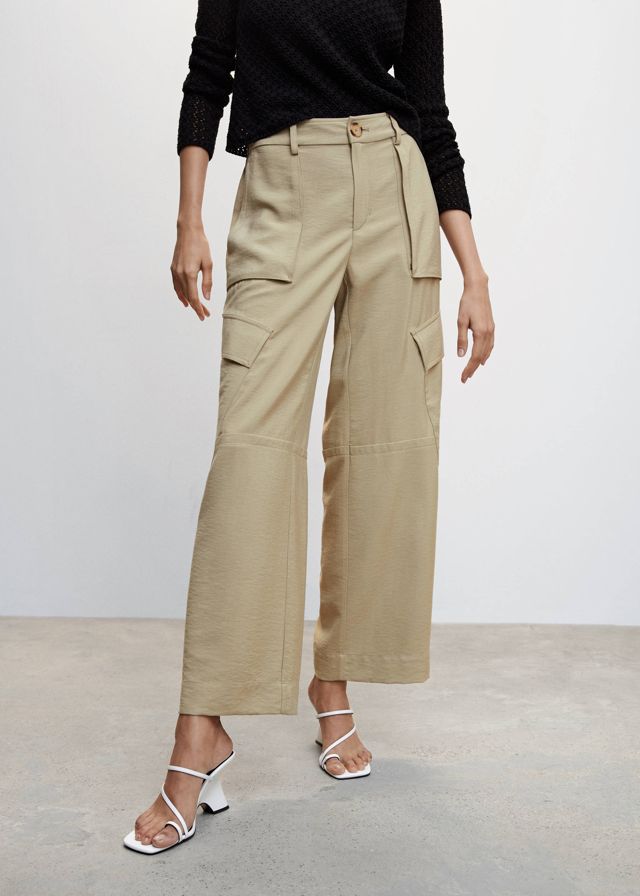 Pantalon cargo poches - Plan moyen