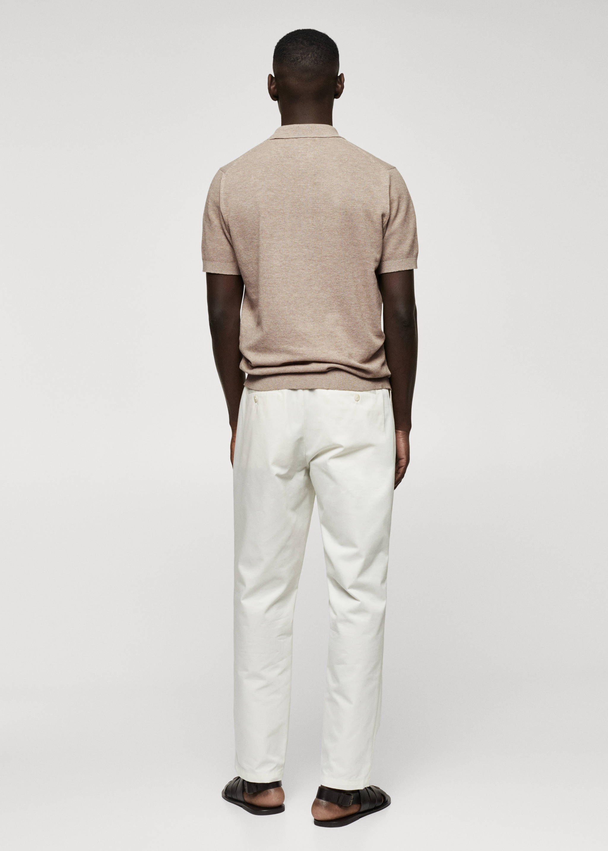 Polo punto algodón - Reverso del artículo