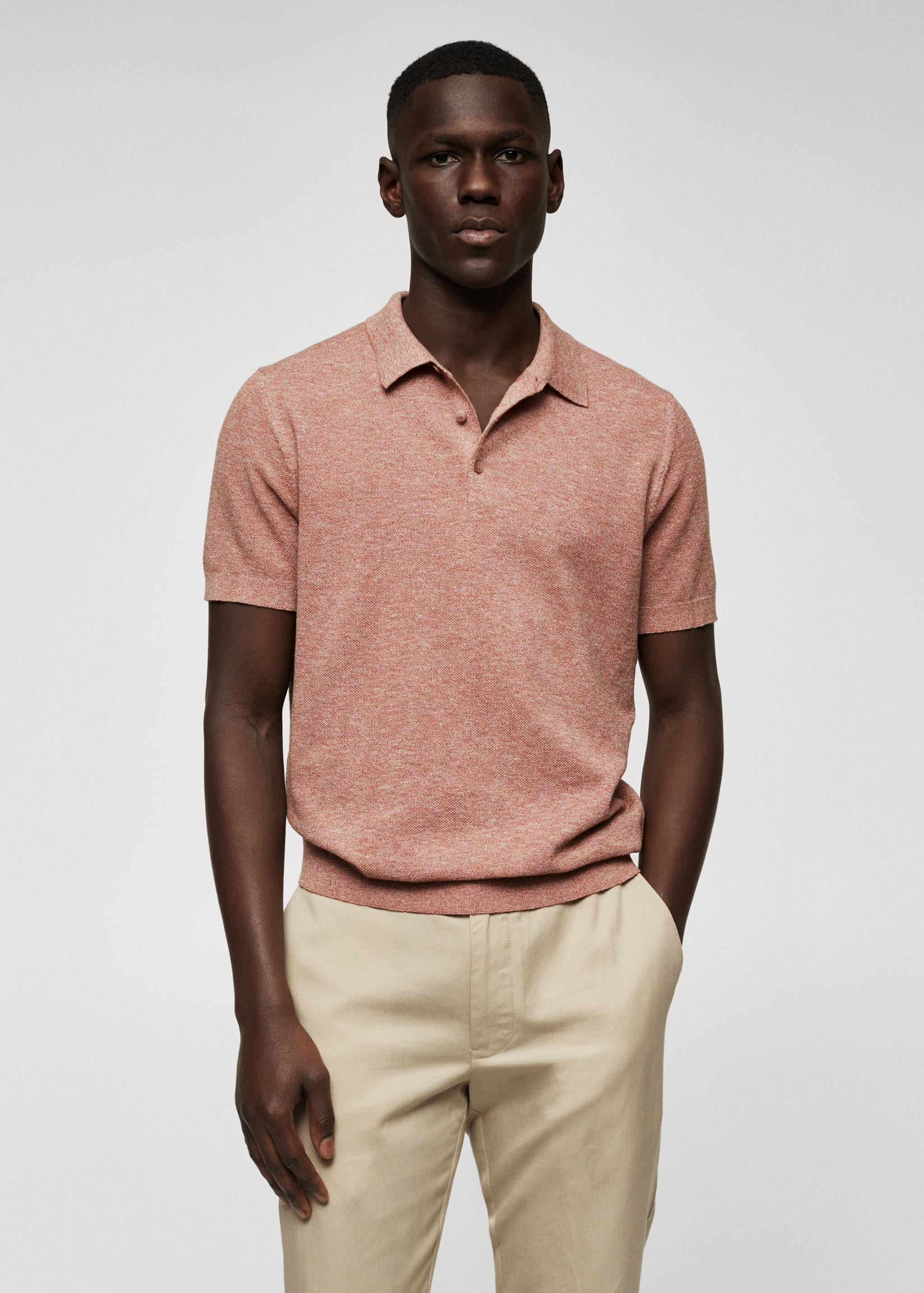 Polo punto algodón - Plano medio