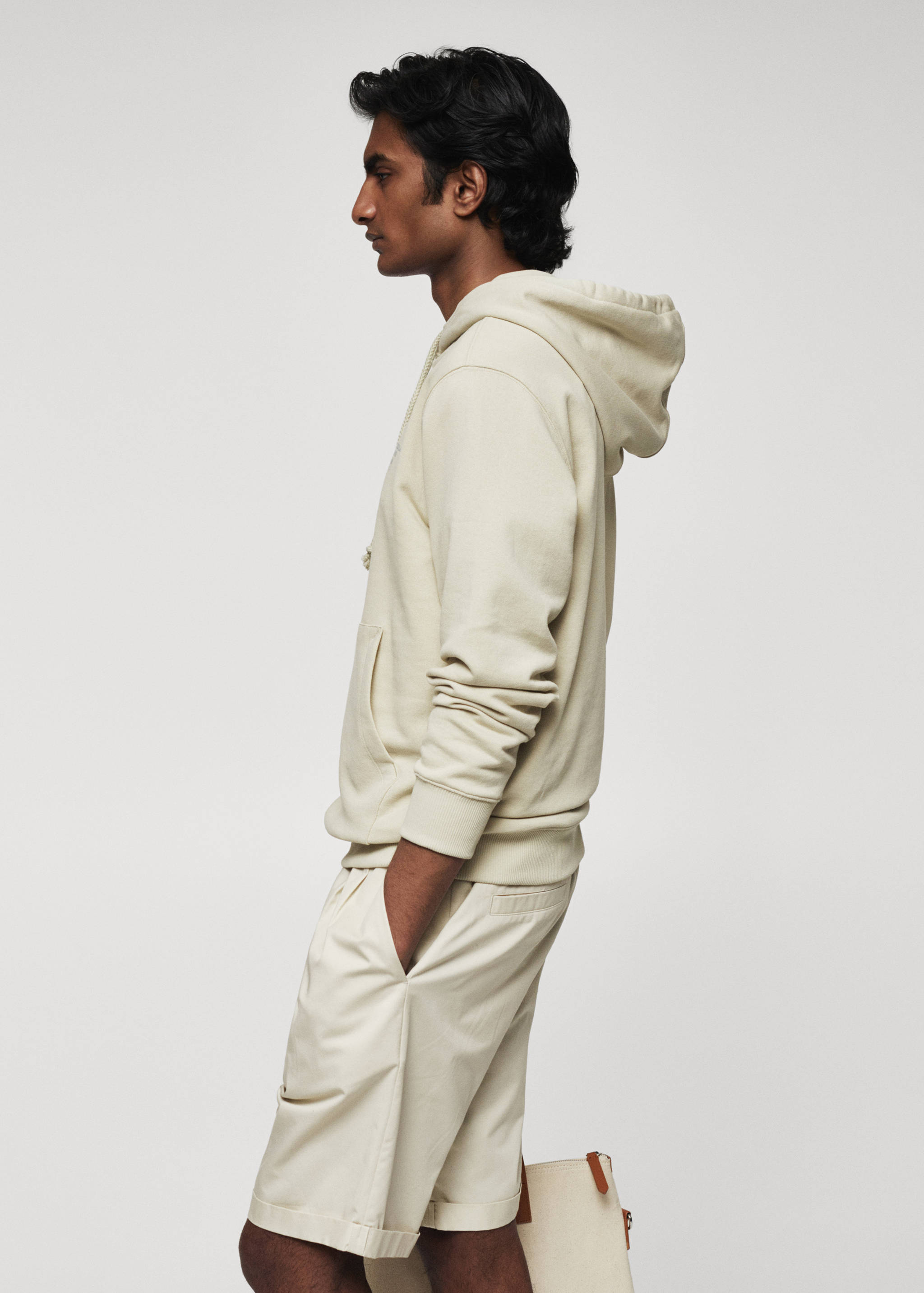 Sudadera capucha 100% algodón texto - Detalle del artículo 2