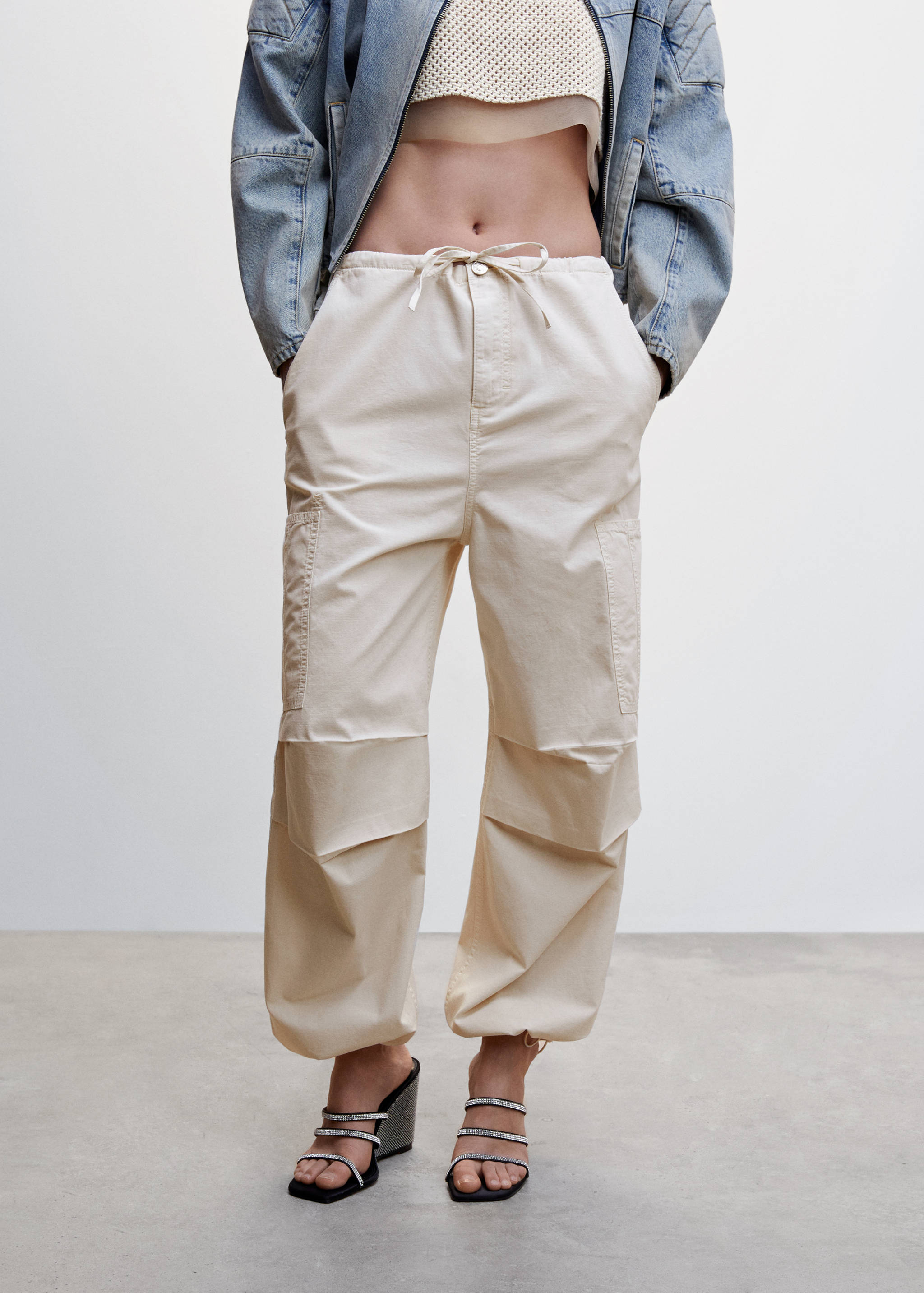 Pantalon parachute  - Plan moyen