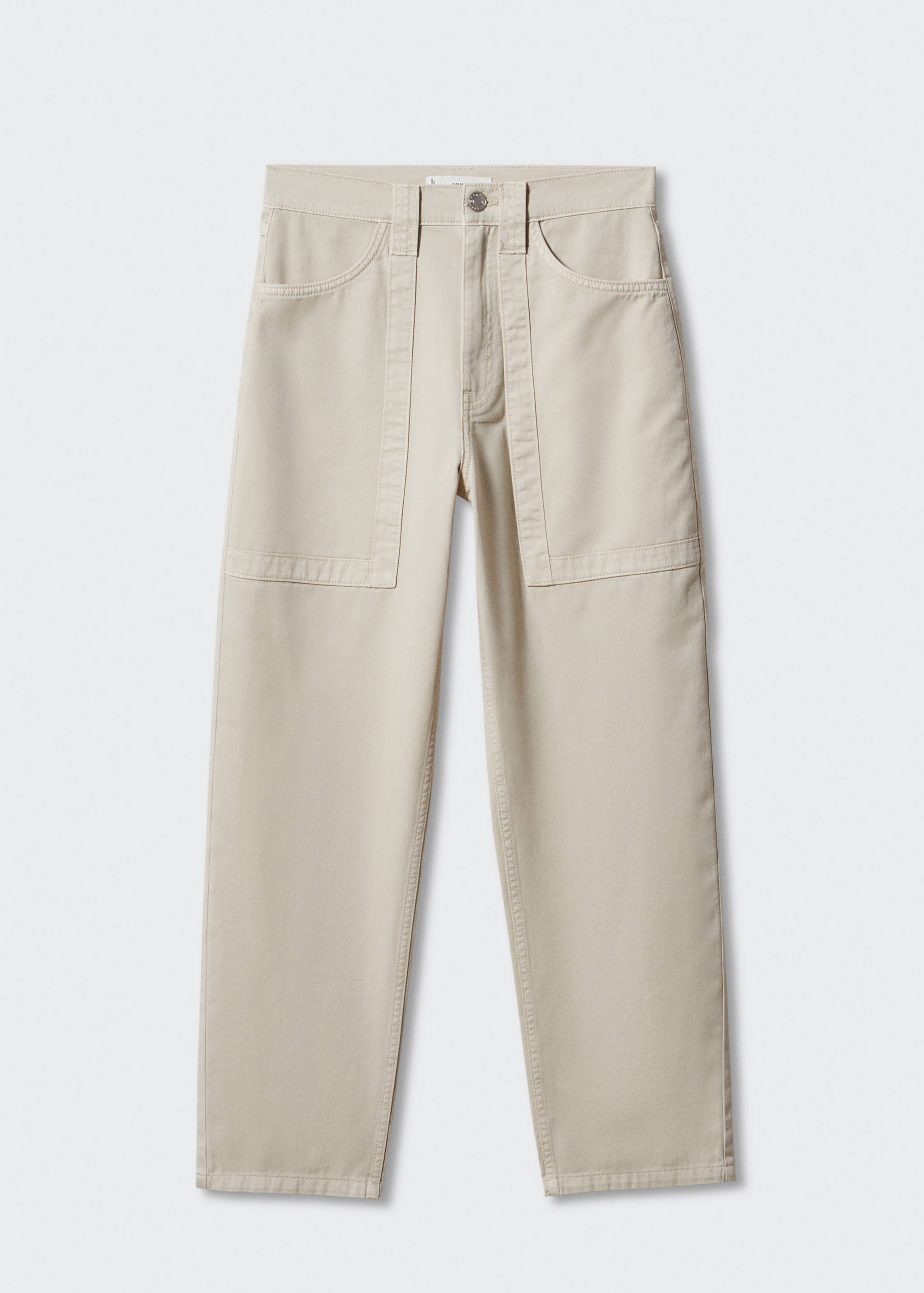 High-waist slouchy jeans - Article without model