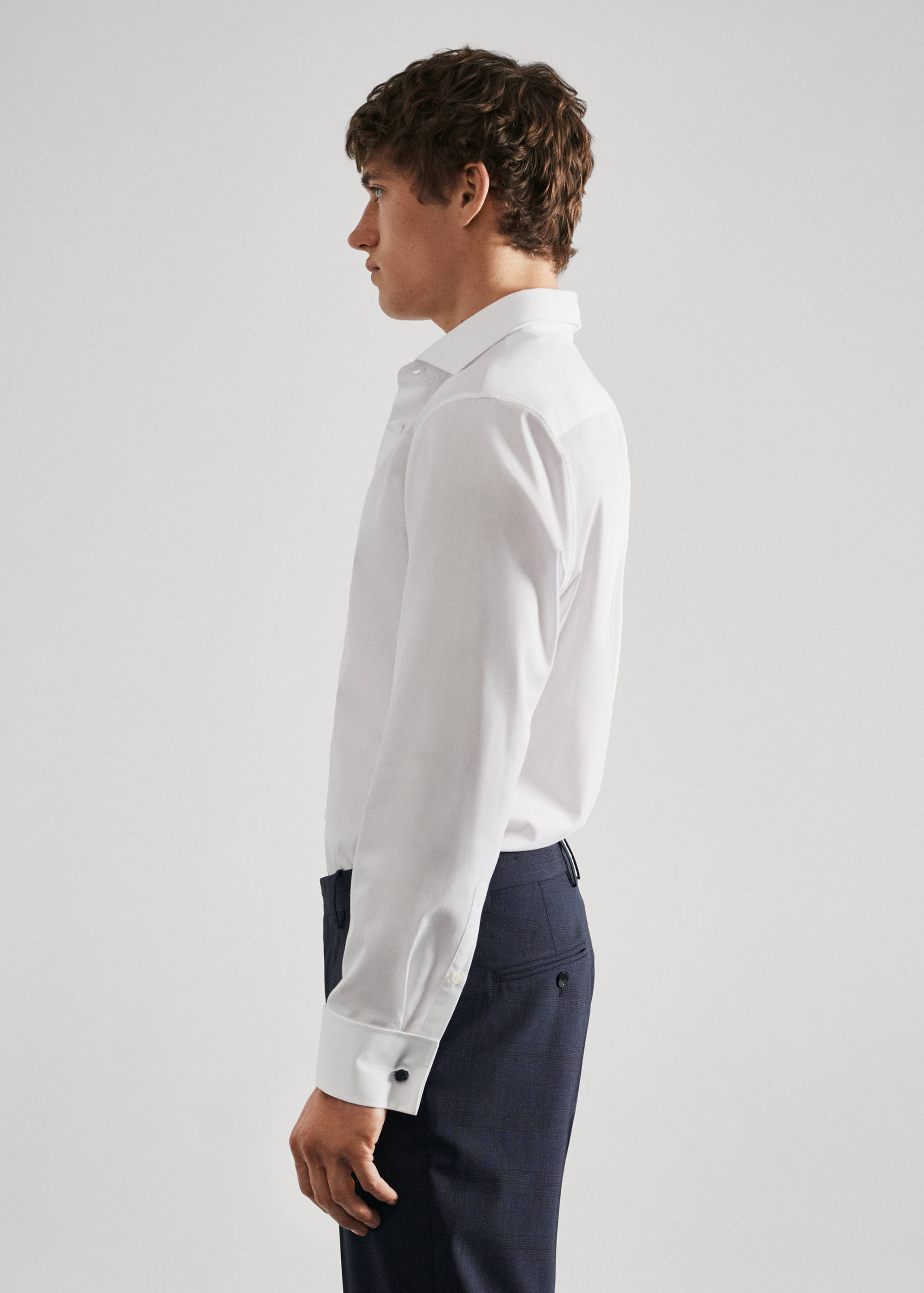 Camisa traje regular fit gemelos - Detalle del artículo 2